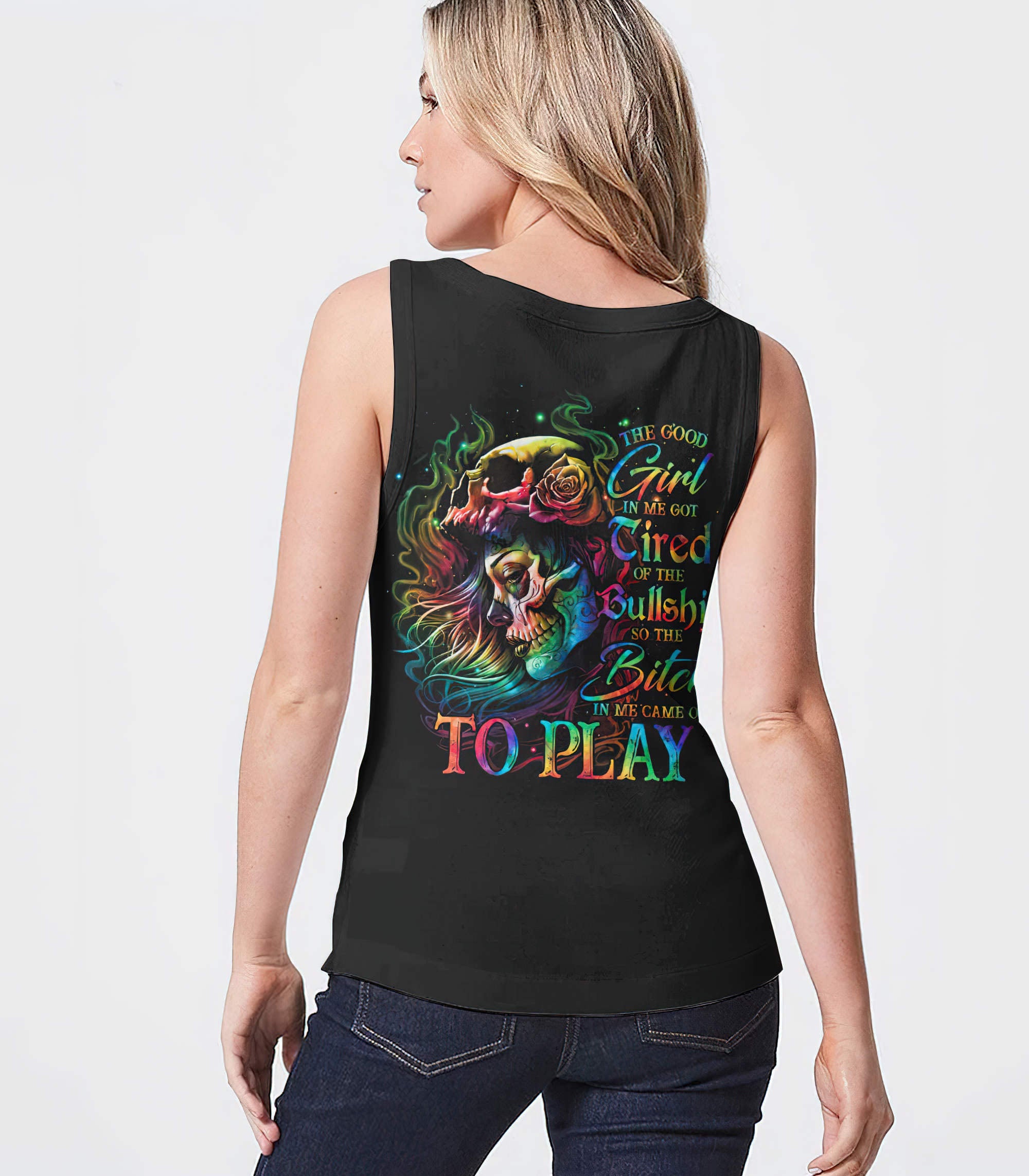 the-good-girl-in-me-mask-skull-girl-all-over-print-tank-top