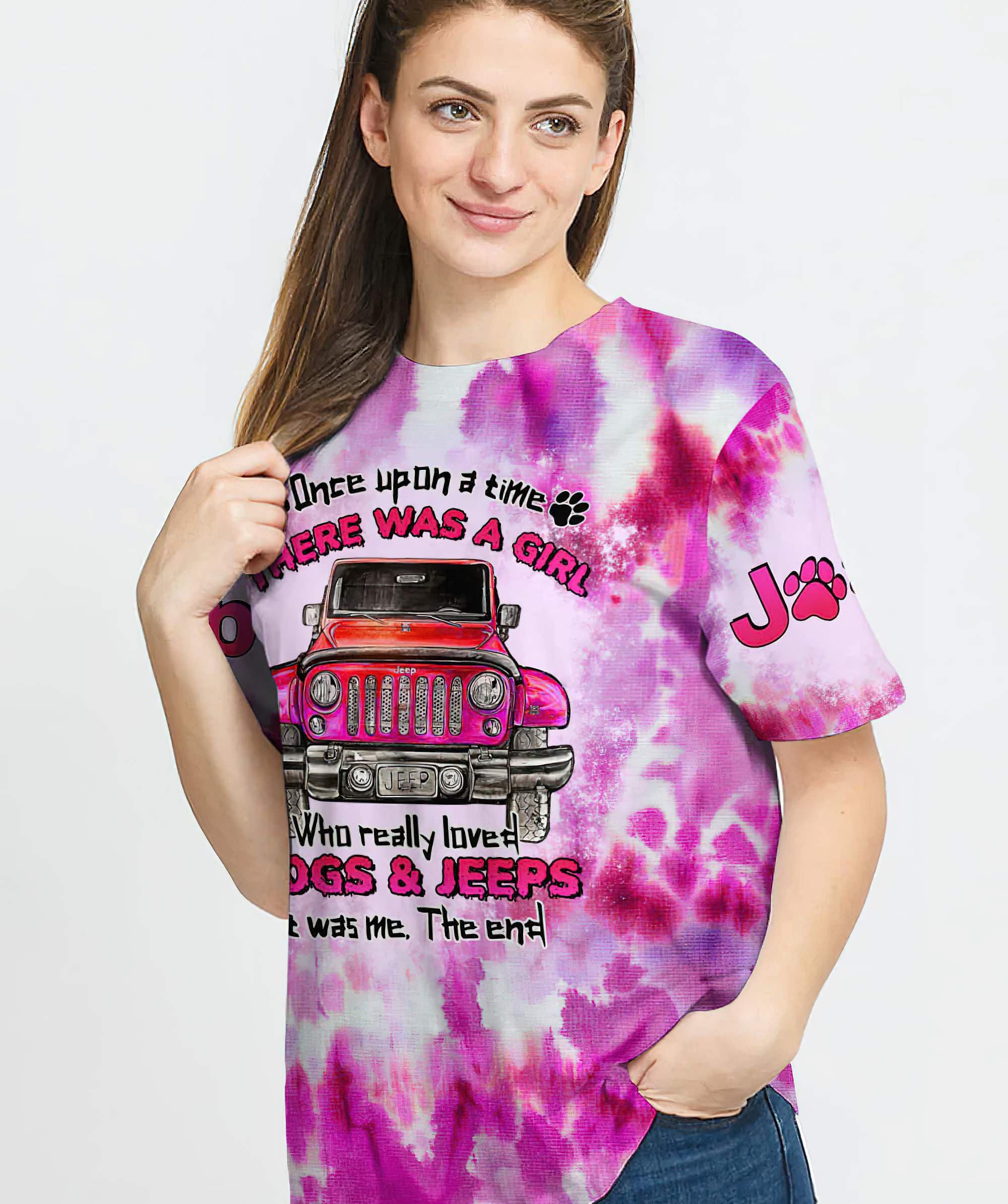 once-upon-a-time-jeep-dog-t-shirt