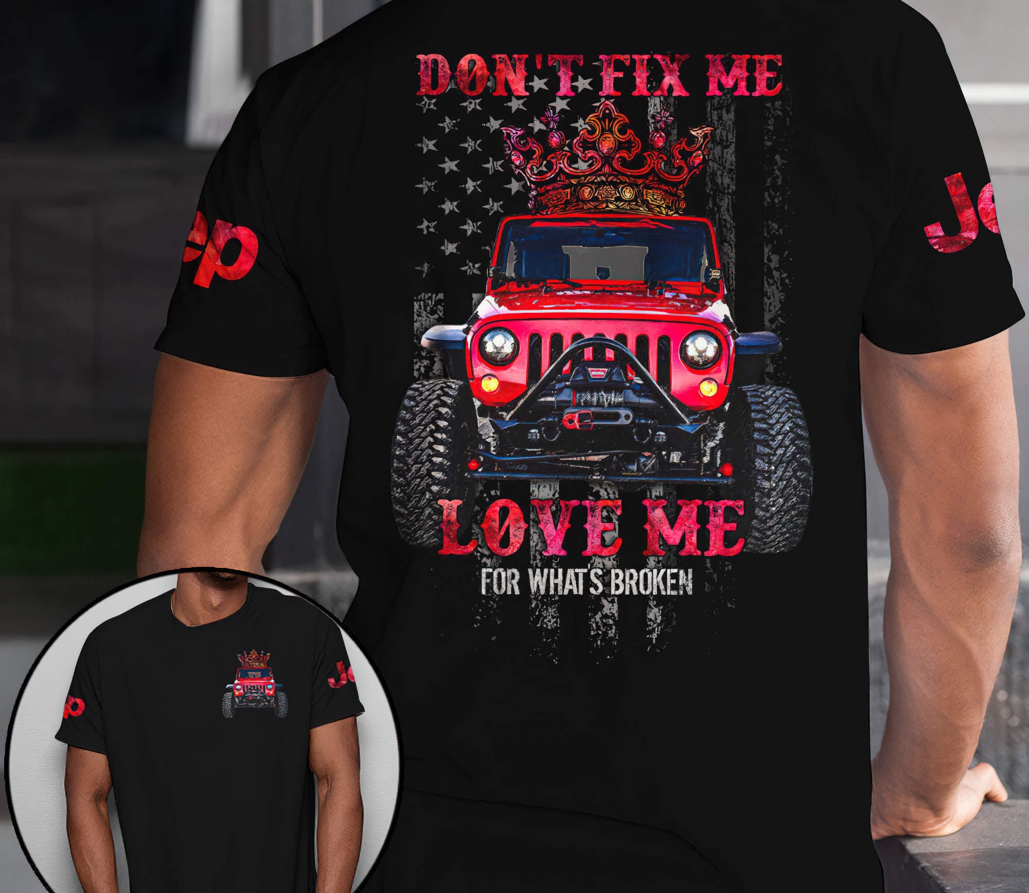 jeep-couple-dont-fix-me-t-shirt