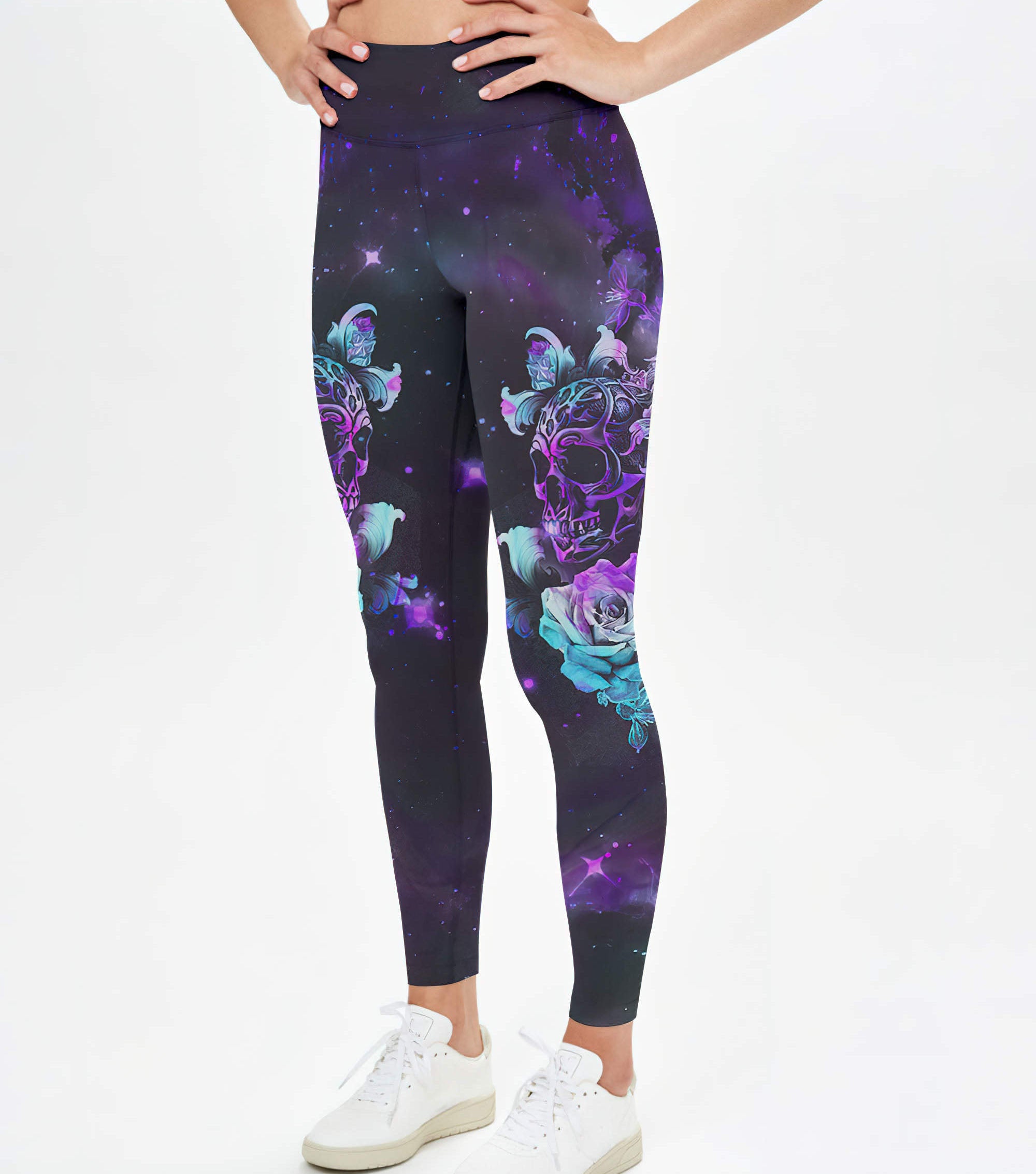 the-good-girl-in-me-skull-rose-tattoo-all-over-print-leggings