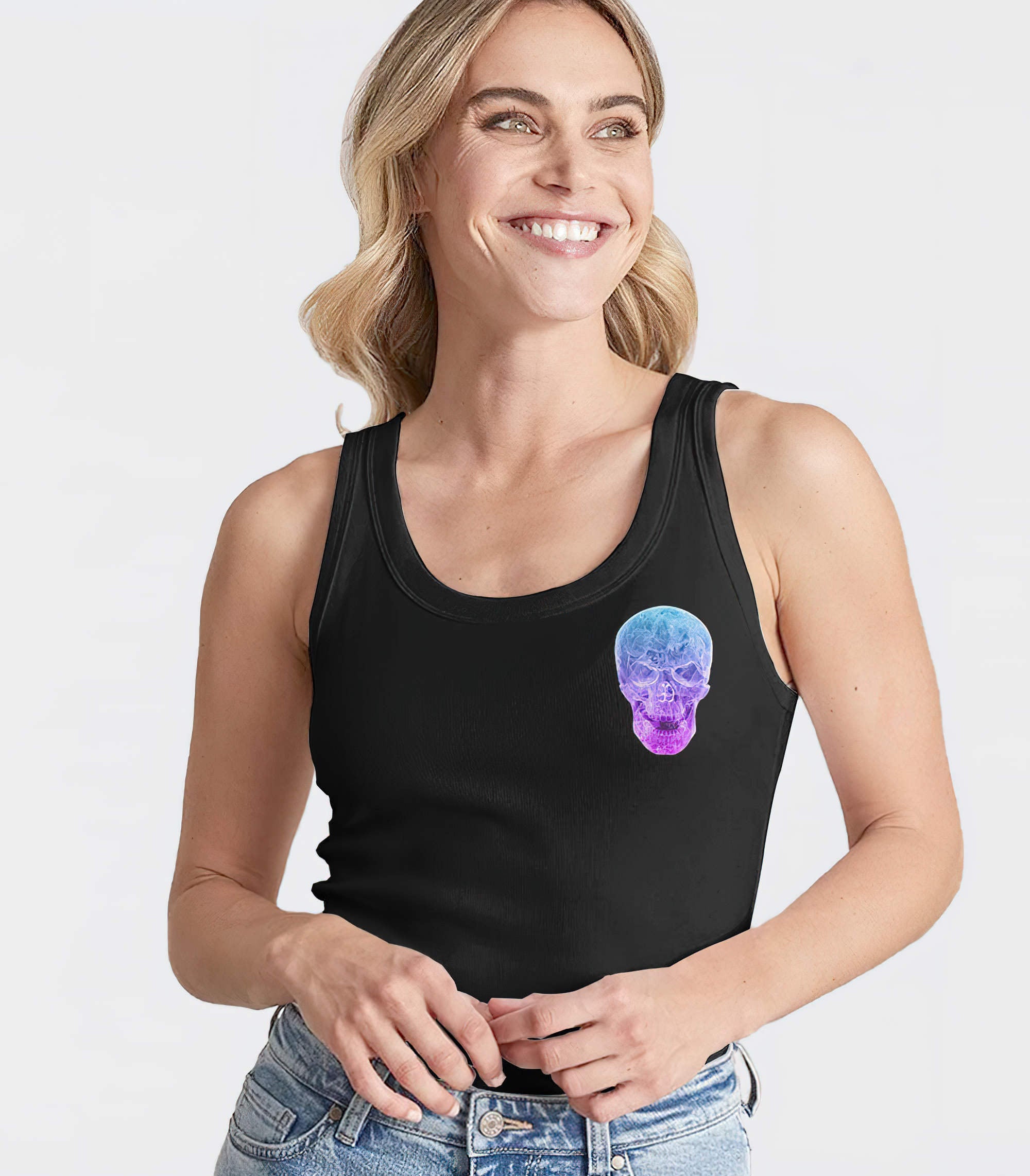 always-a-strong-women-fire-skull-all-over-print-tank-top