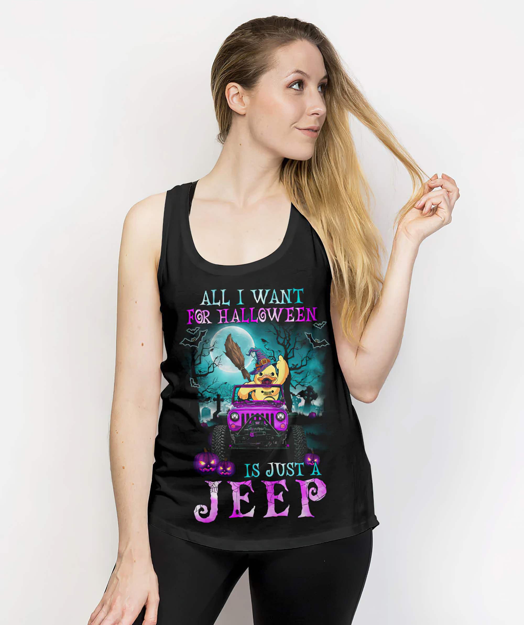 all-i-want-for-halloween-duck-jeep-halloween-tank-top