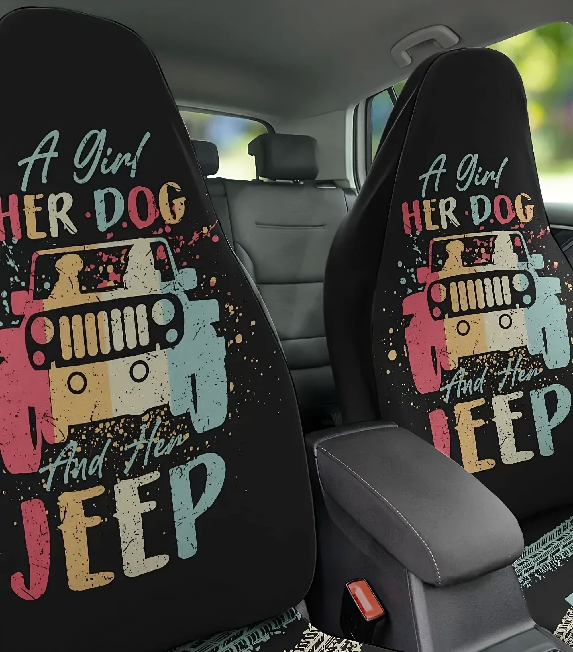 a-girl-her-dog-and-her-jeep-retro-automotive-car-seat-cover