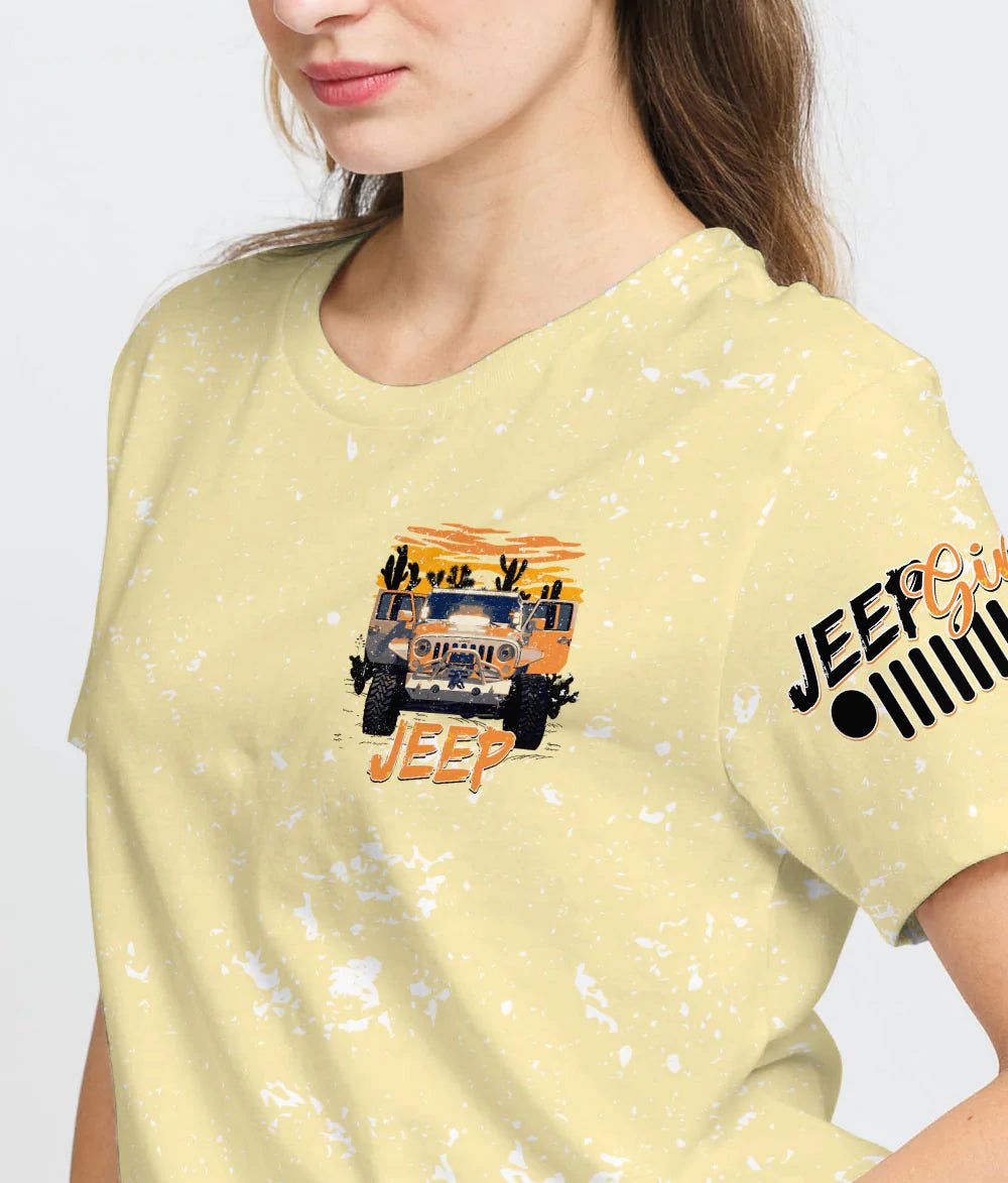 on-a-dark-desert-highway-jeep-t-shirt