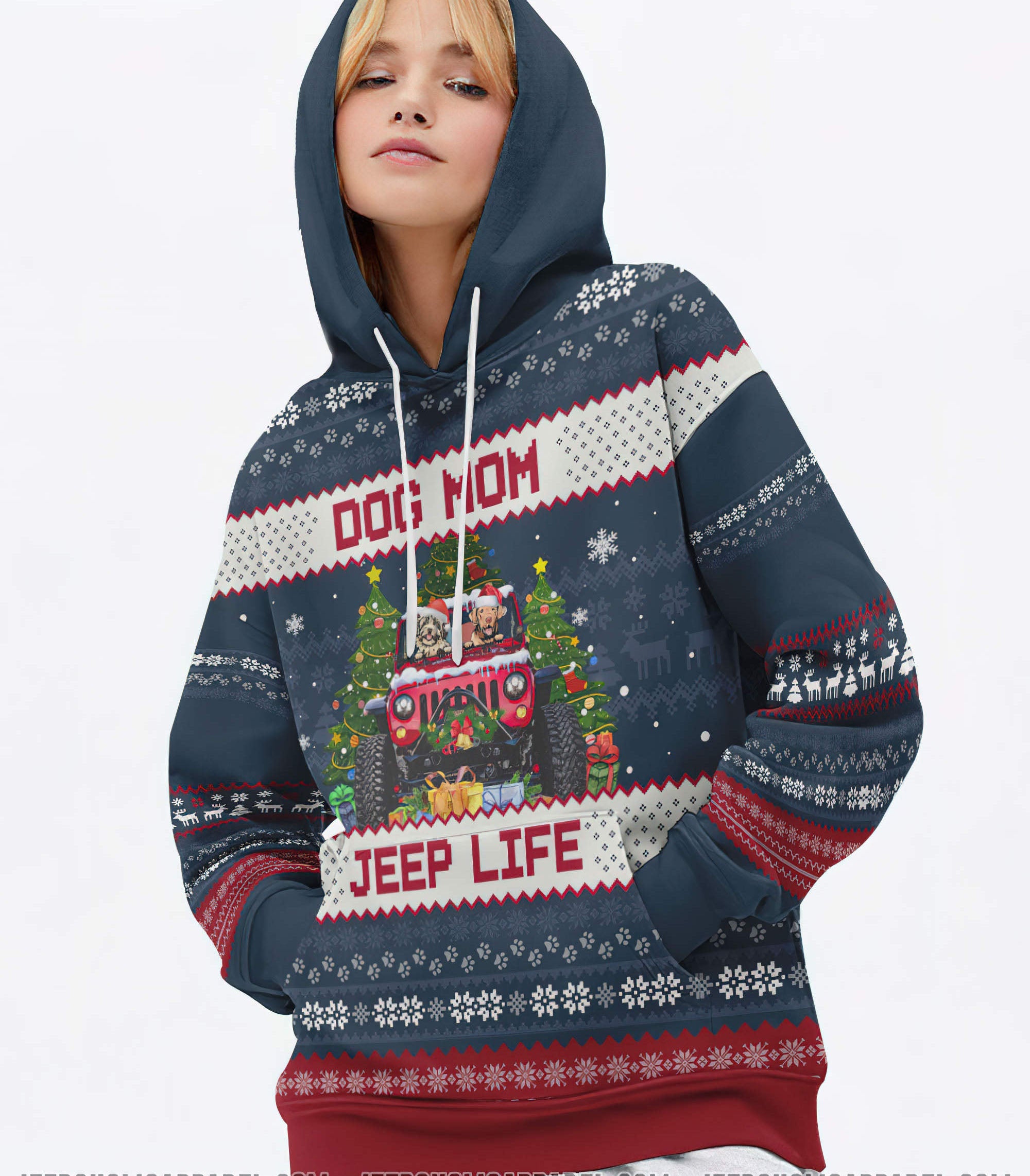 dog-mom-jeep-life-christmas-hoodie