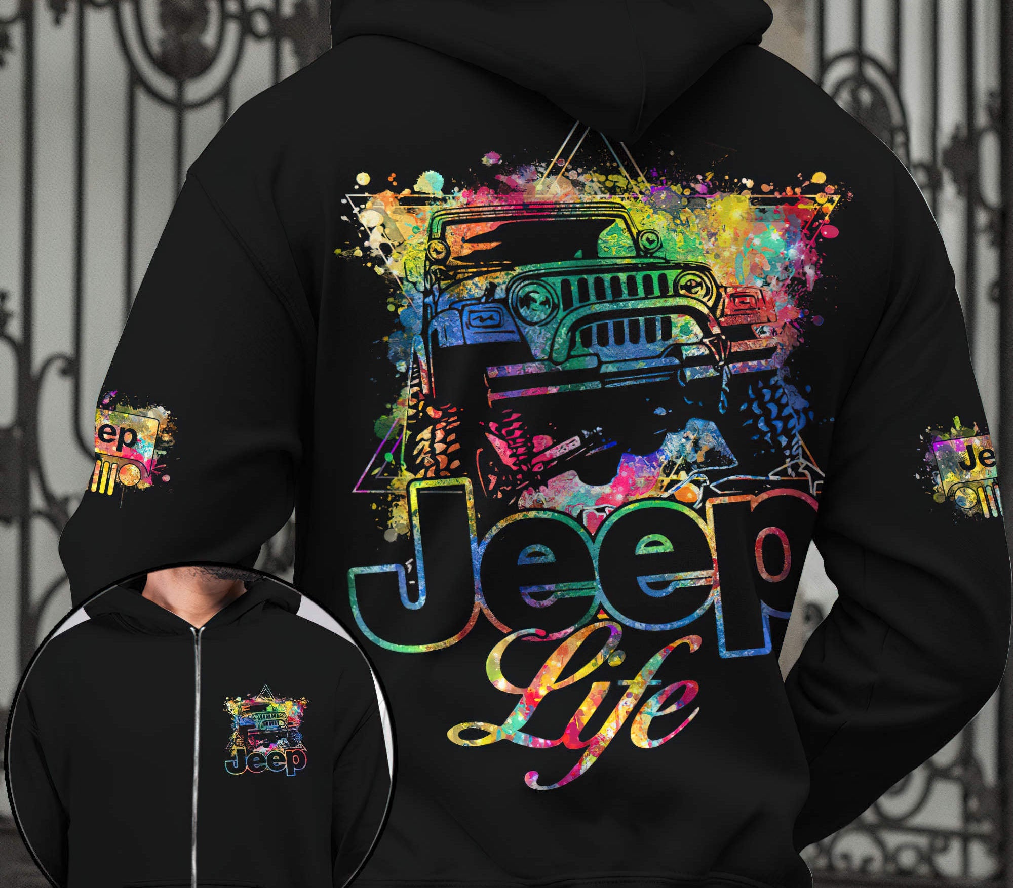 jeep-rainbow-triangle-hoodie