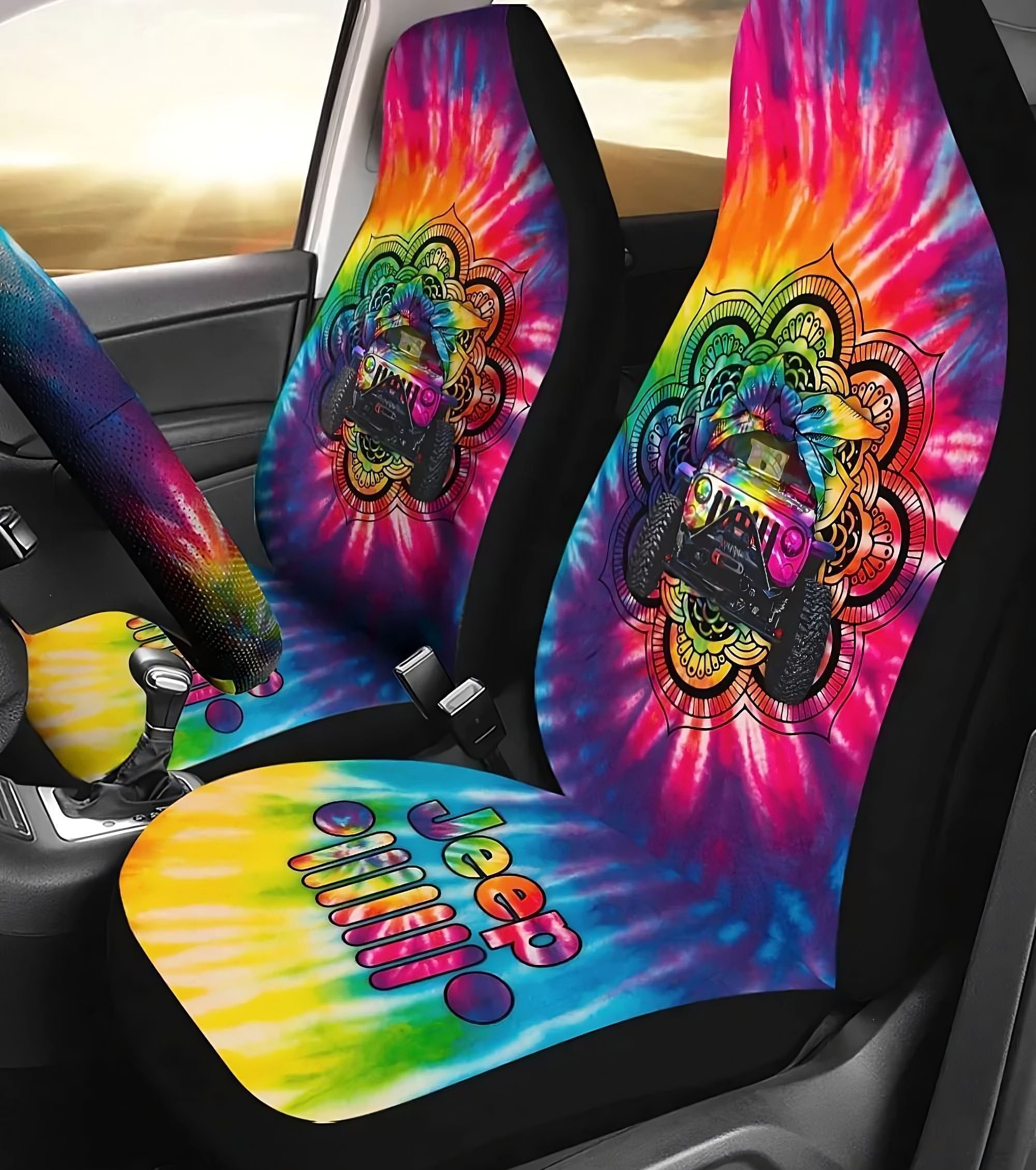 jeep-girl-tie-dye-mandala-automotive-car-seat-cover