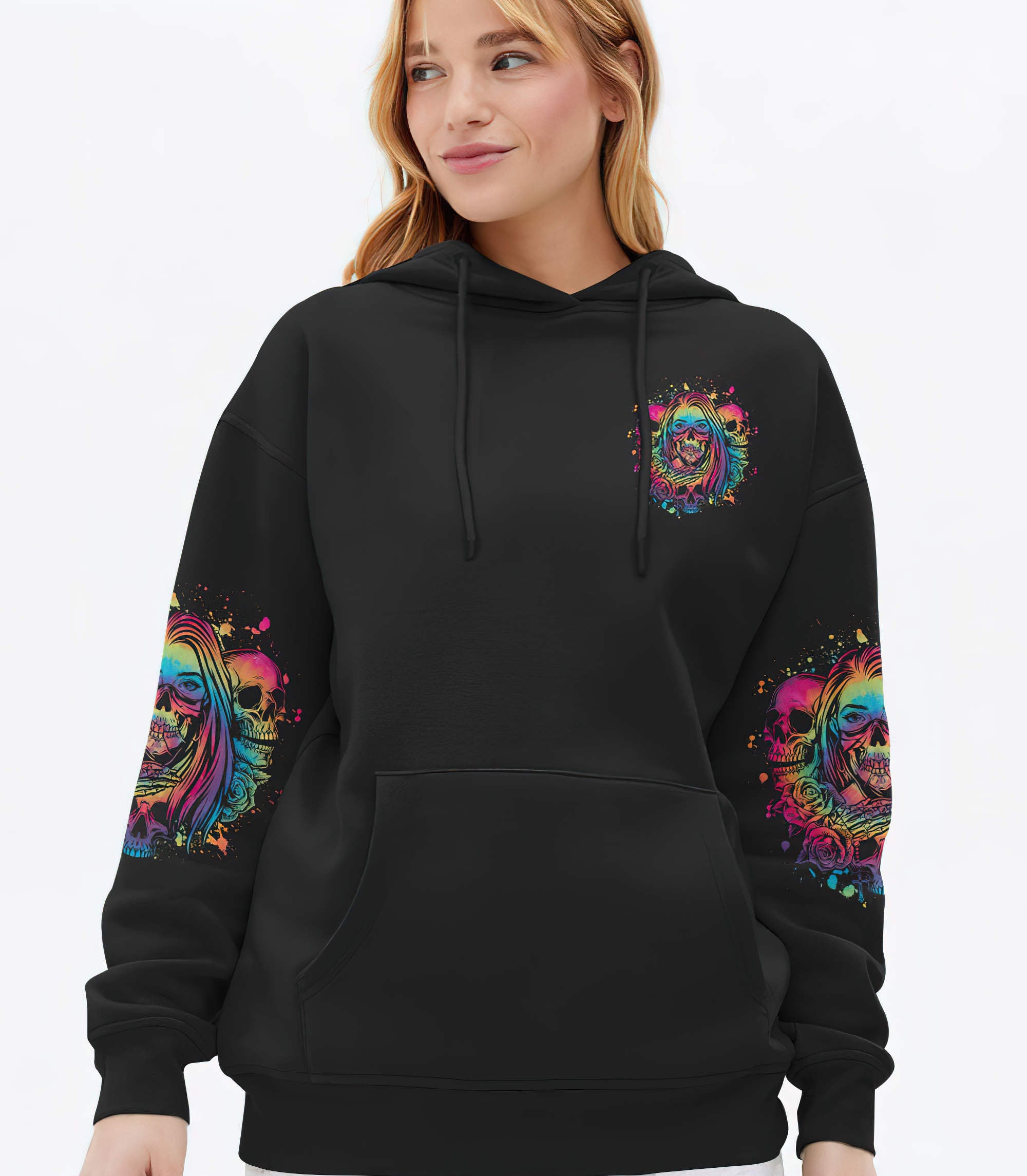 the-good-girl-in-me-got-tired-of-skull-tattoo-all-over-print-hoodie