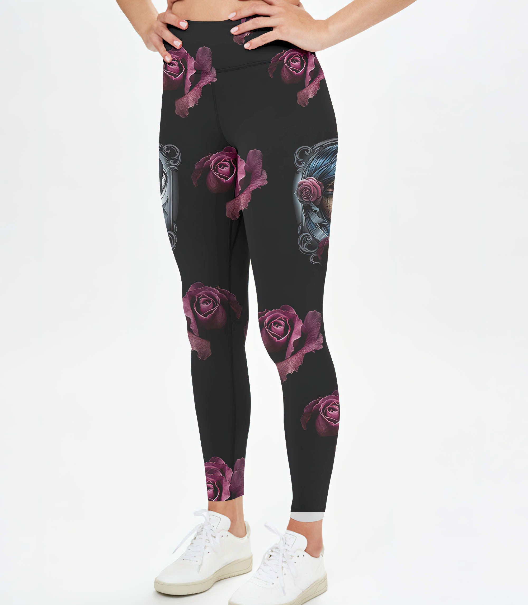 the-good-girl-in-me-skull-girl-rose-all-over-print-leggings