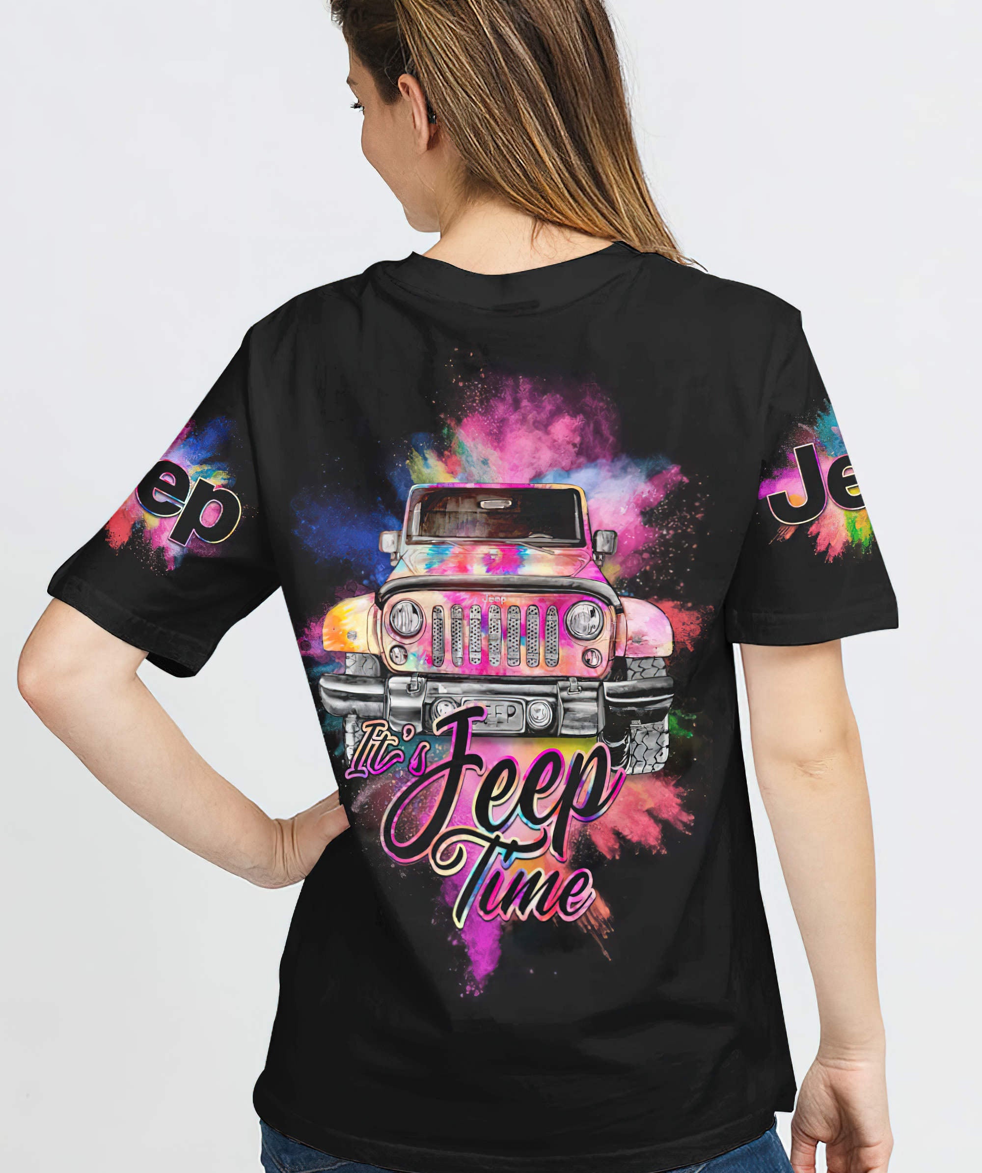 on-a-dark-desert-highway-jeep-halloween-t-shirt