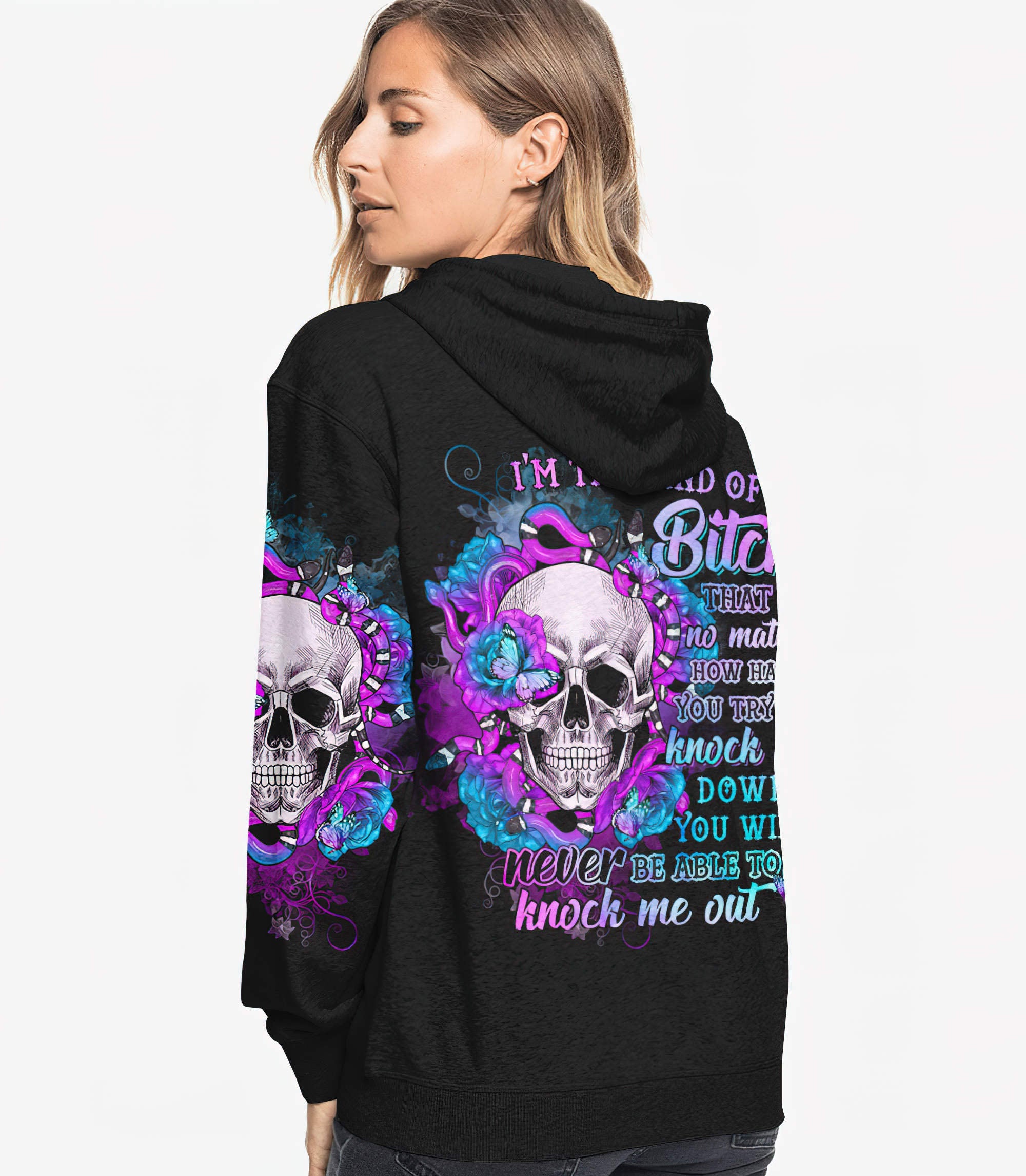 im-the-kind-of-b-flower-skull-all-over-print-hoodie