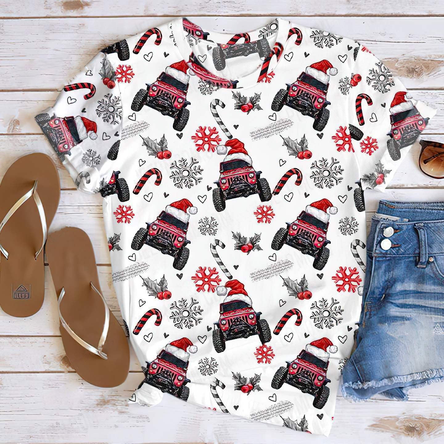 chris-jeep-christmas-t-shirt