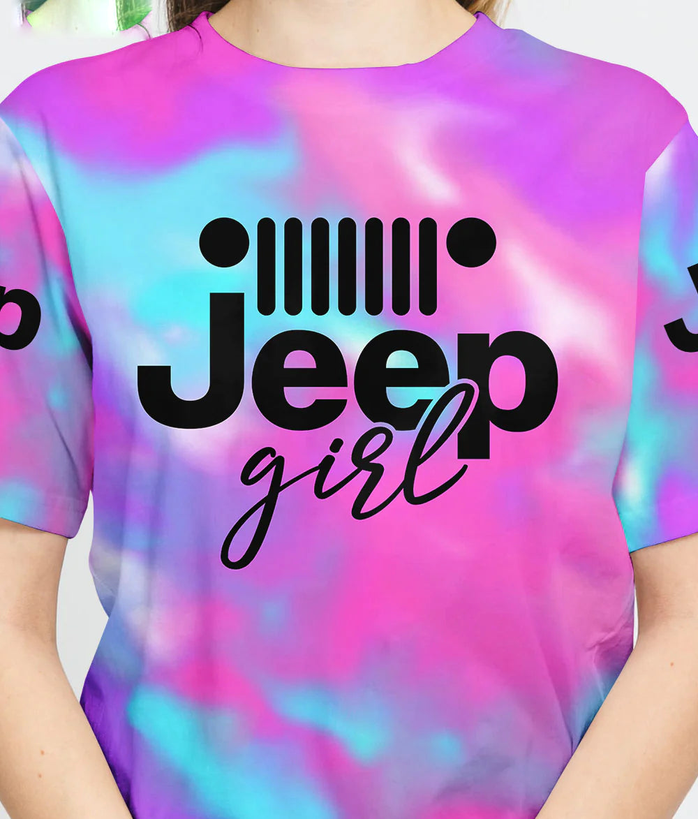 jeep-girl-mandala-pastel-t-shirt