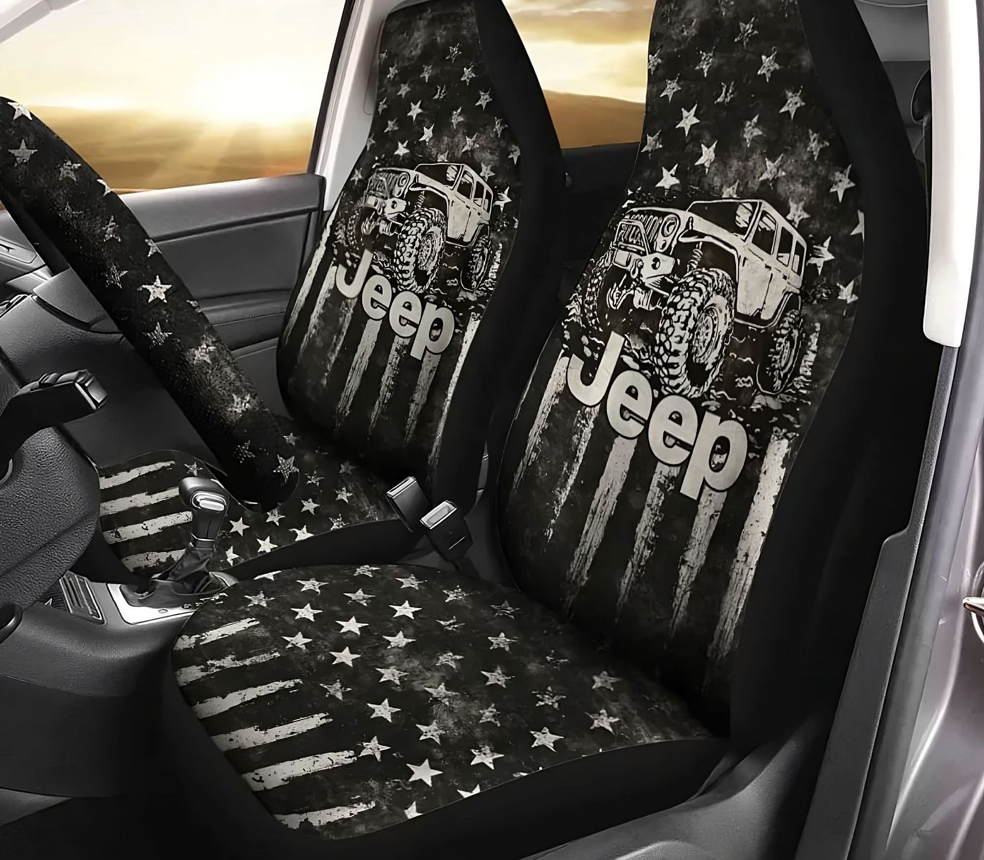 jeep-flag-vintage-automotive-car-seat-cover