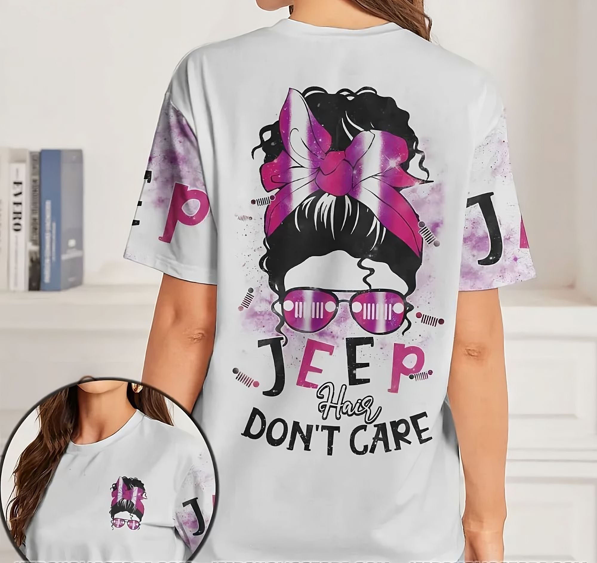 jeep-hair-dont-care-all-over-print-pink-t-shirt