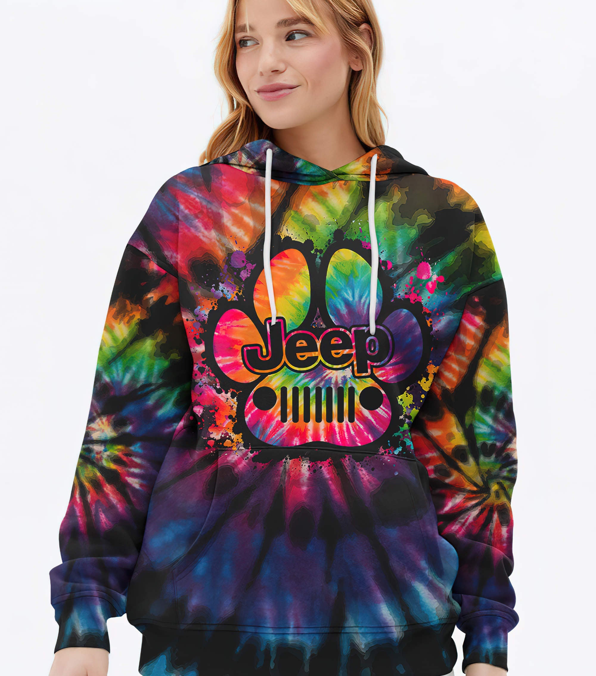 jeep-dog-paw-colorful-tie-dye-hoodie