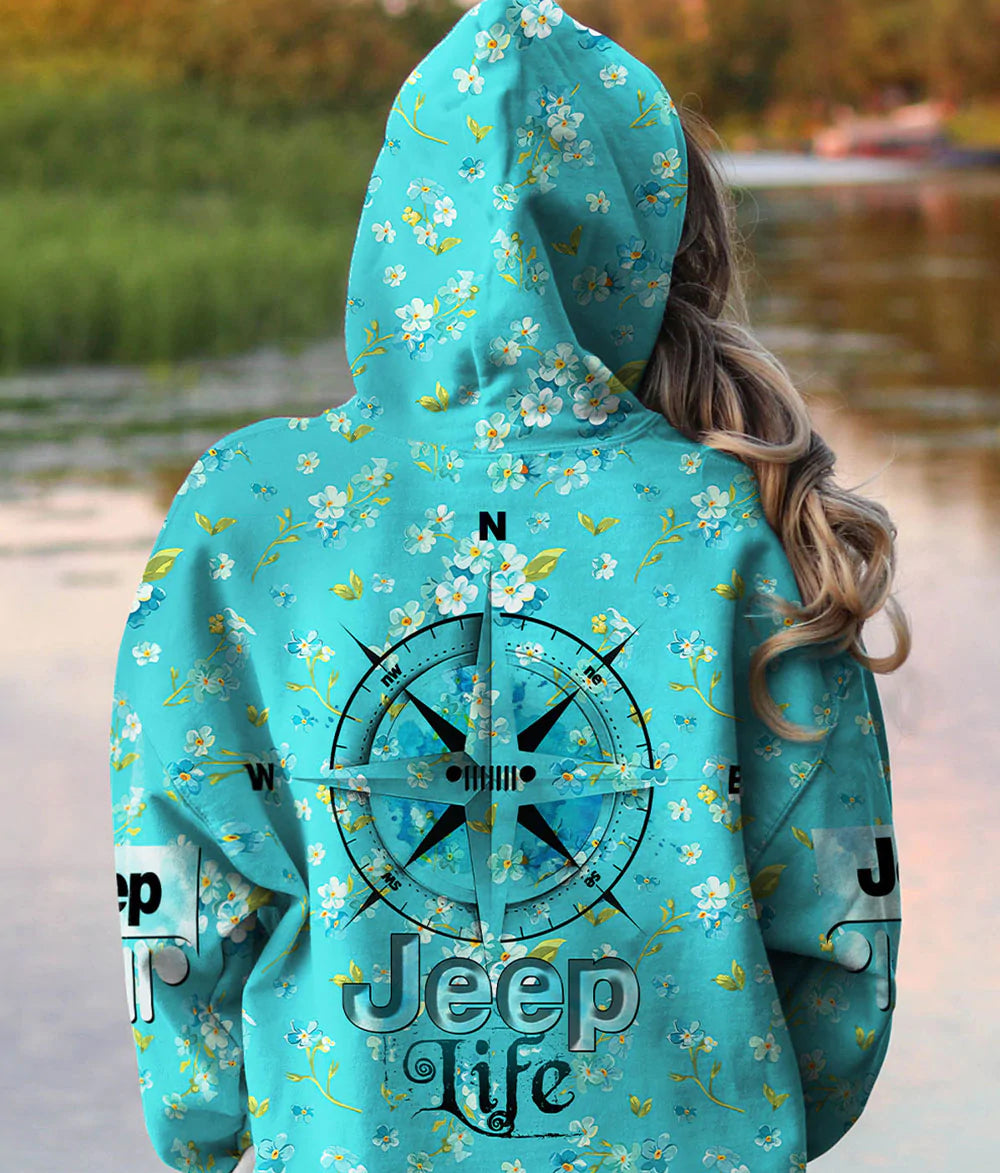 jeep-life-flower-hoodie