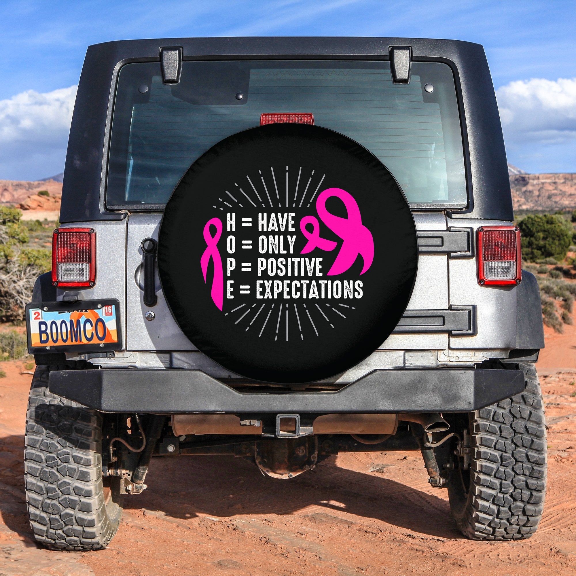 Breast Cancer Hope Meaning Spare Tire Cover