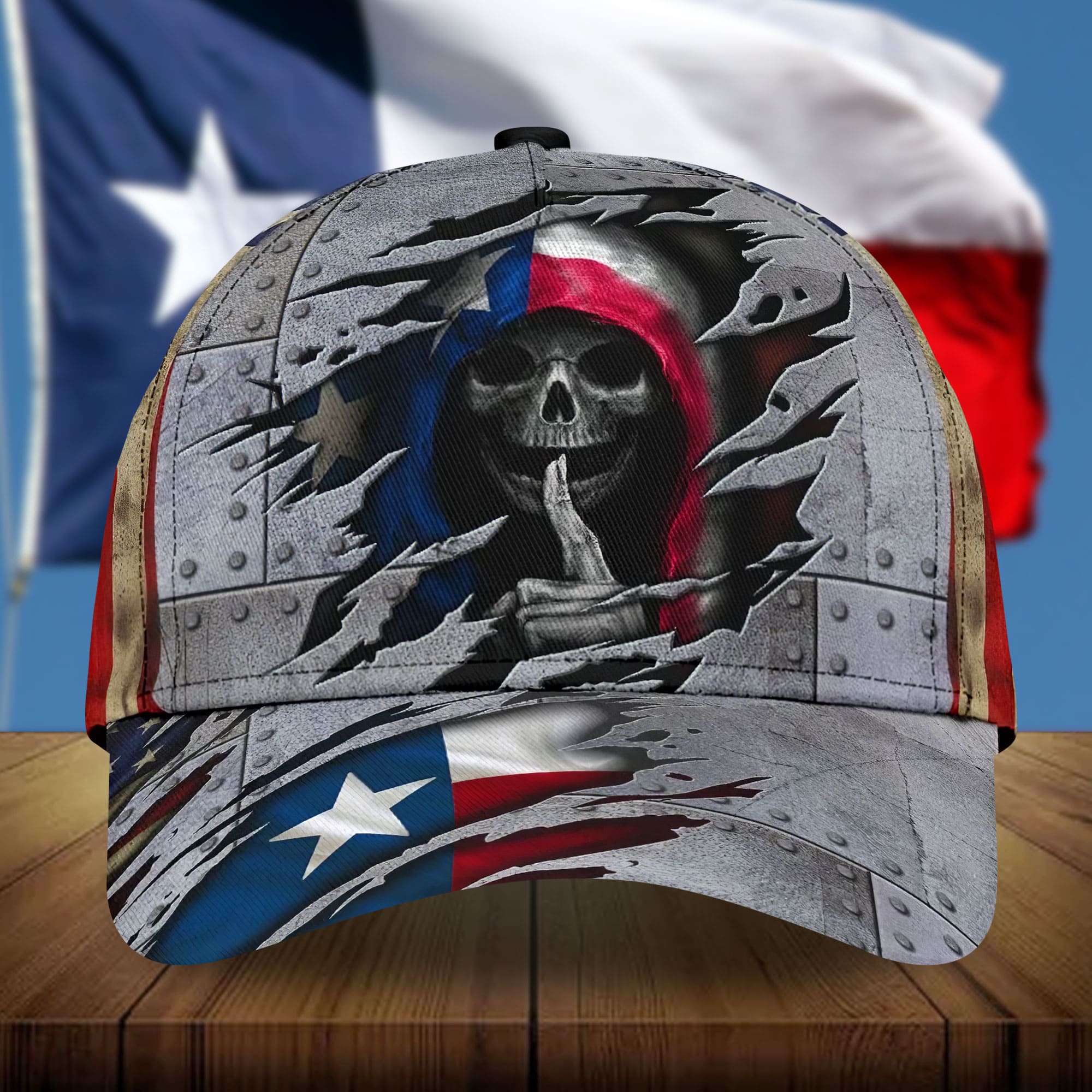 Premium Unique Cool Texas Skull Cap