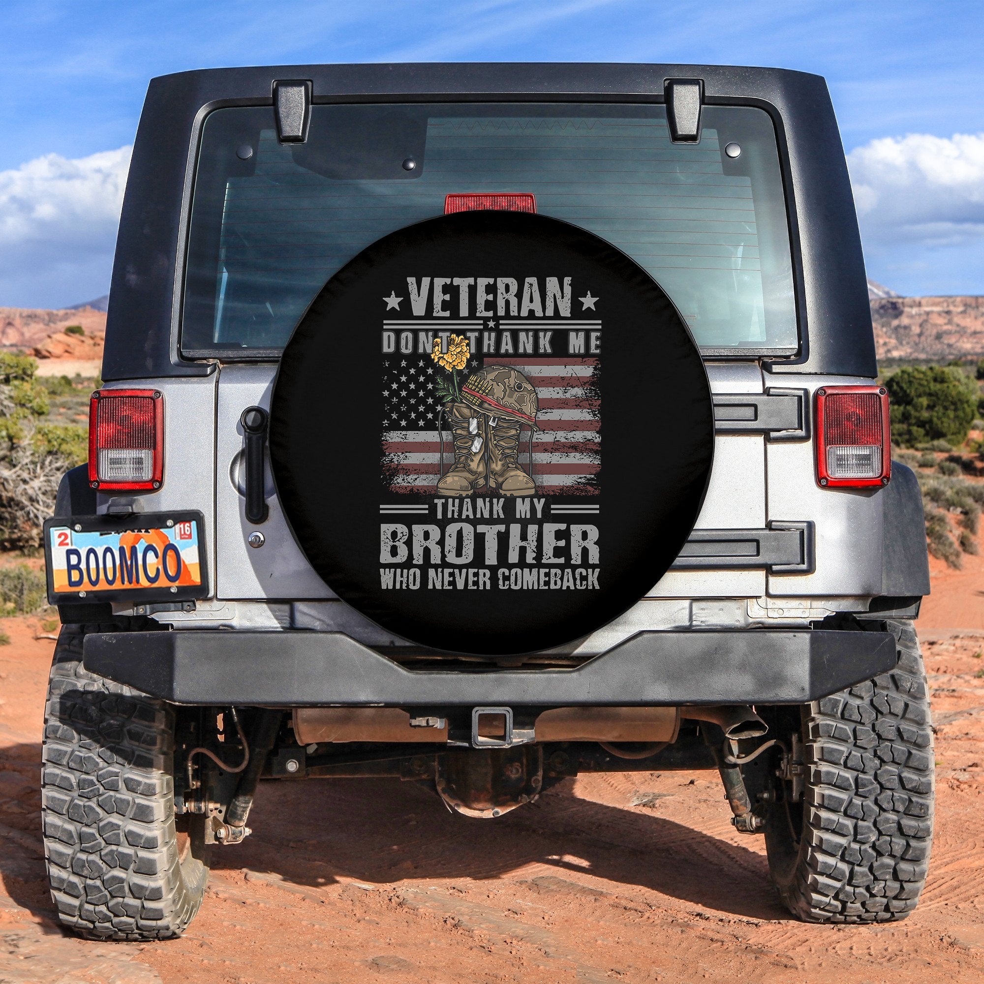 USA Veteran Army Spare Tire Cover