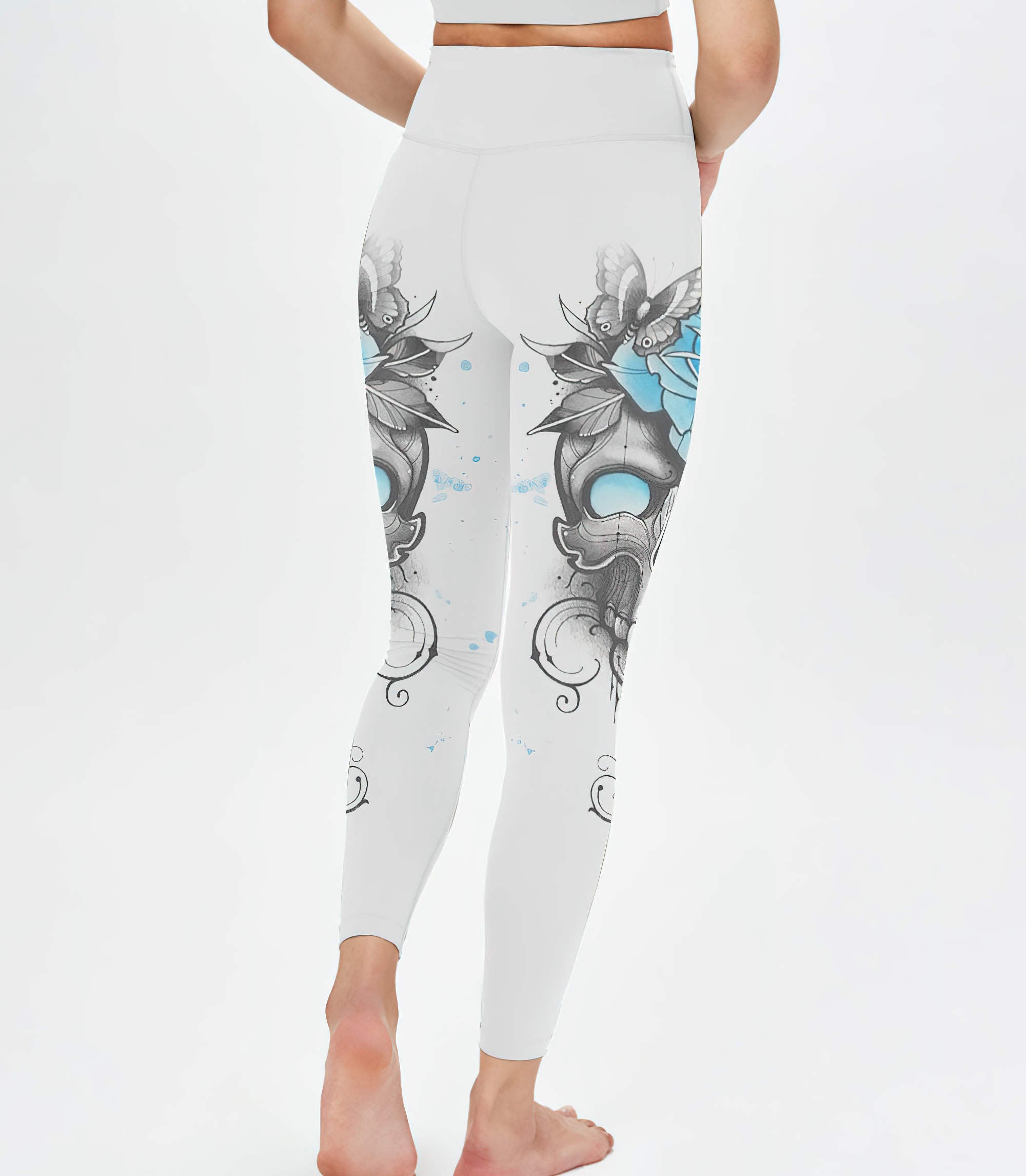 warning-skull-rose-all-over-print-leggings