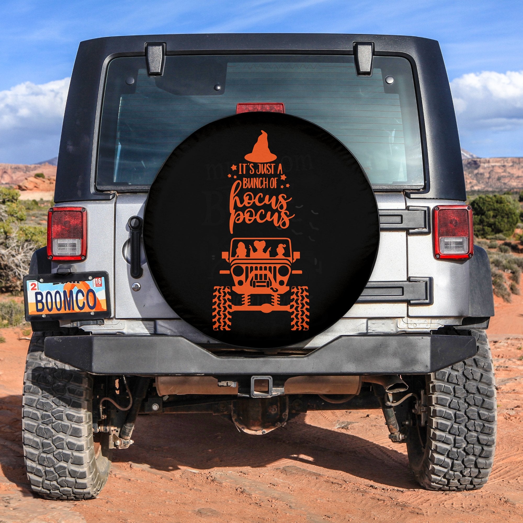 Halloween Jeep Hocus Pocus Spare Tire Cover