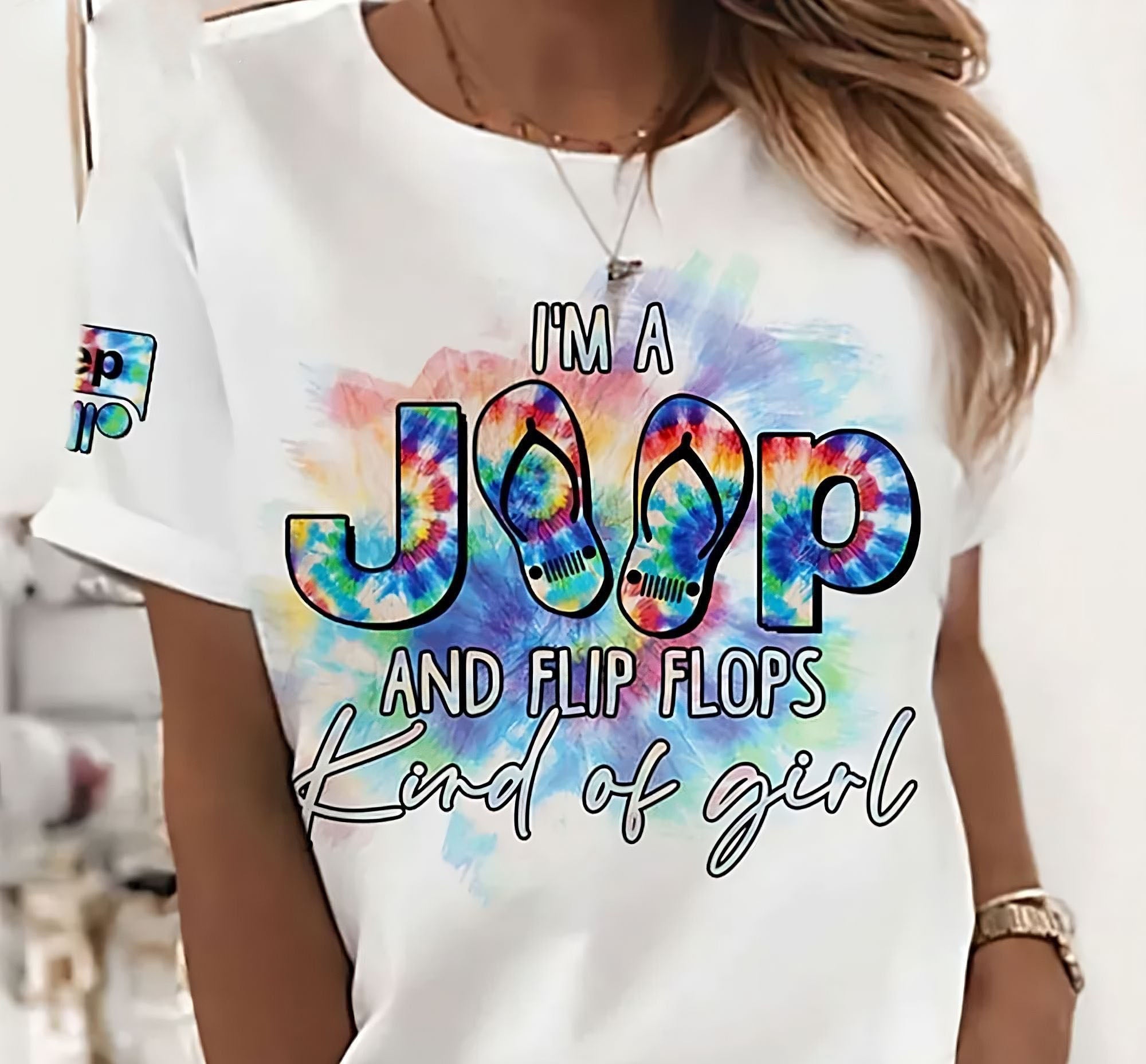 jeep-and-flip-flops-girl-tie-dye-all-over-print-t-shirt