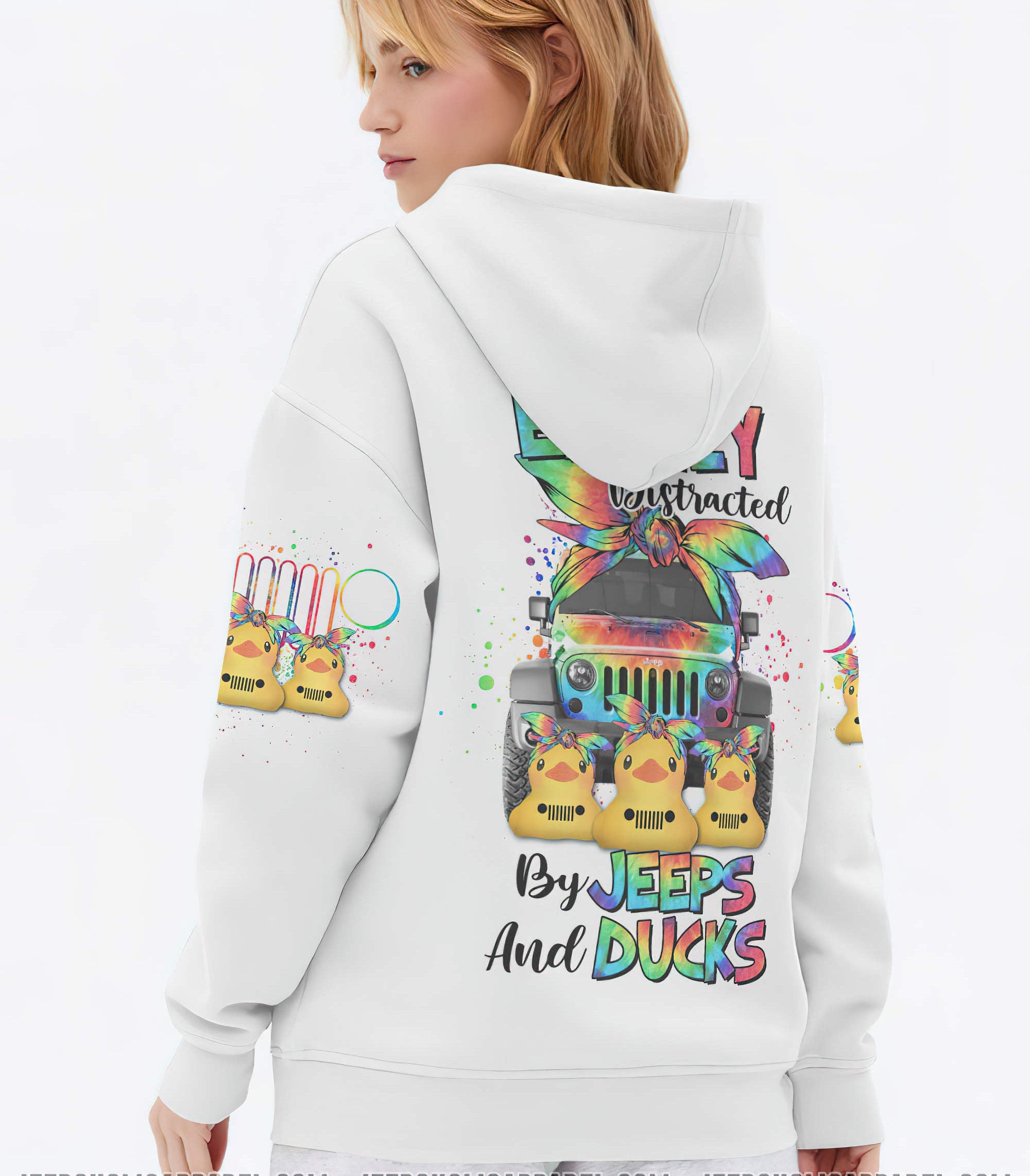 easily-distracted-by-jeeps-and-ducks-tie-dye-hoodie