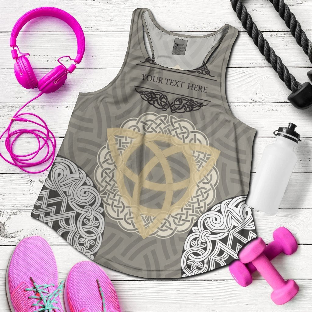 custom-text-celticone-womens-racerback-tank-tree-of-triquetra