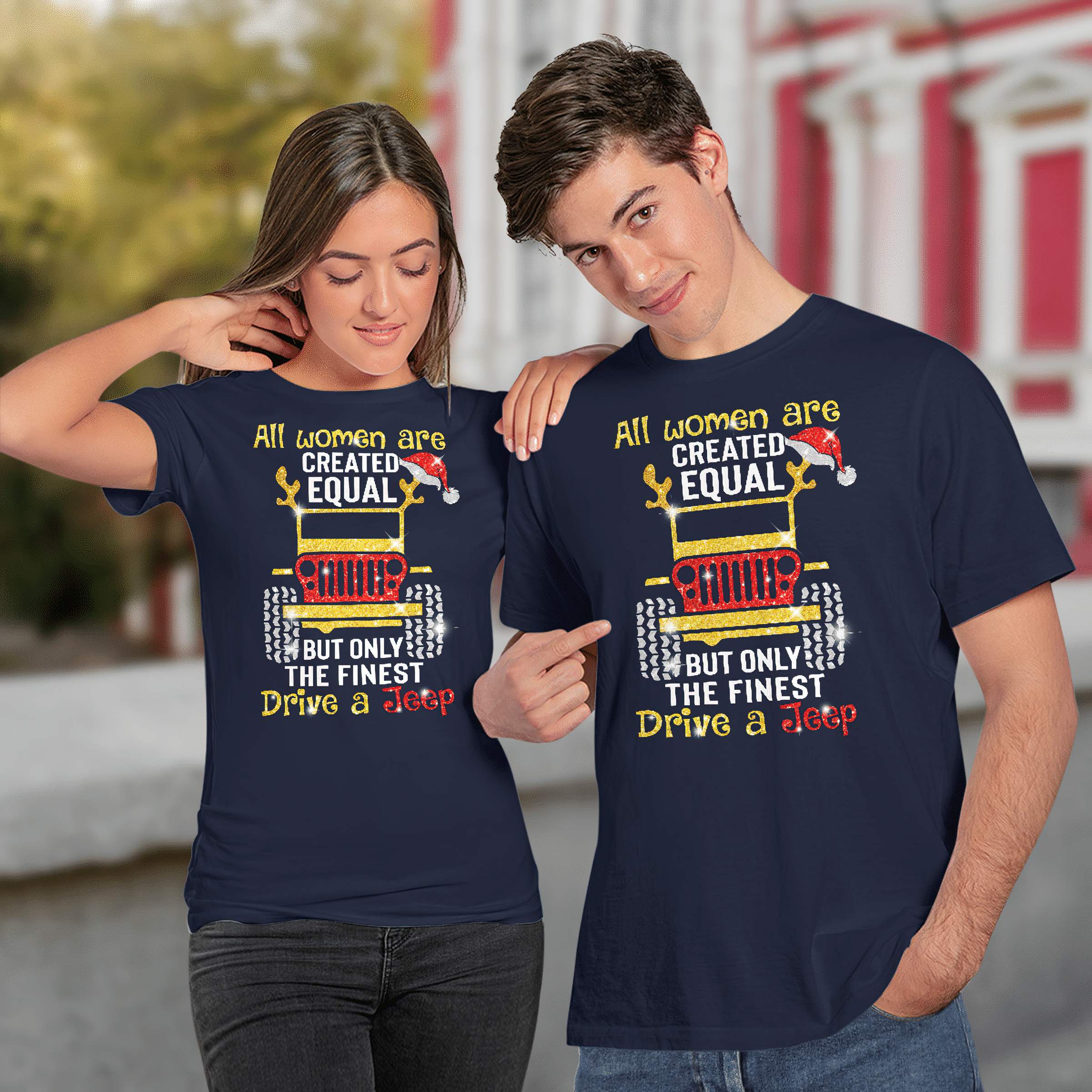 equal-jeep-christmas-t-shirt