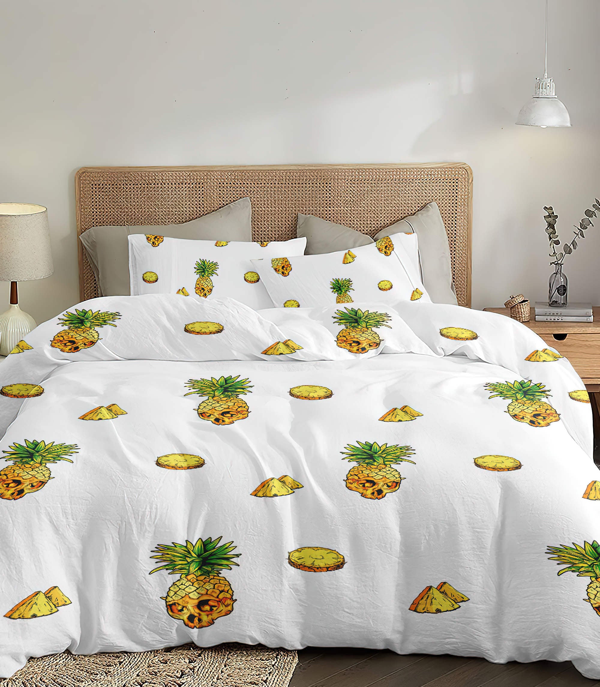 skull-pineapple-bedding-set-bedding-set