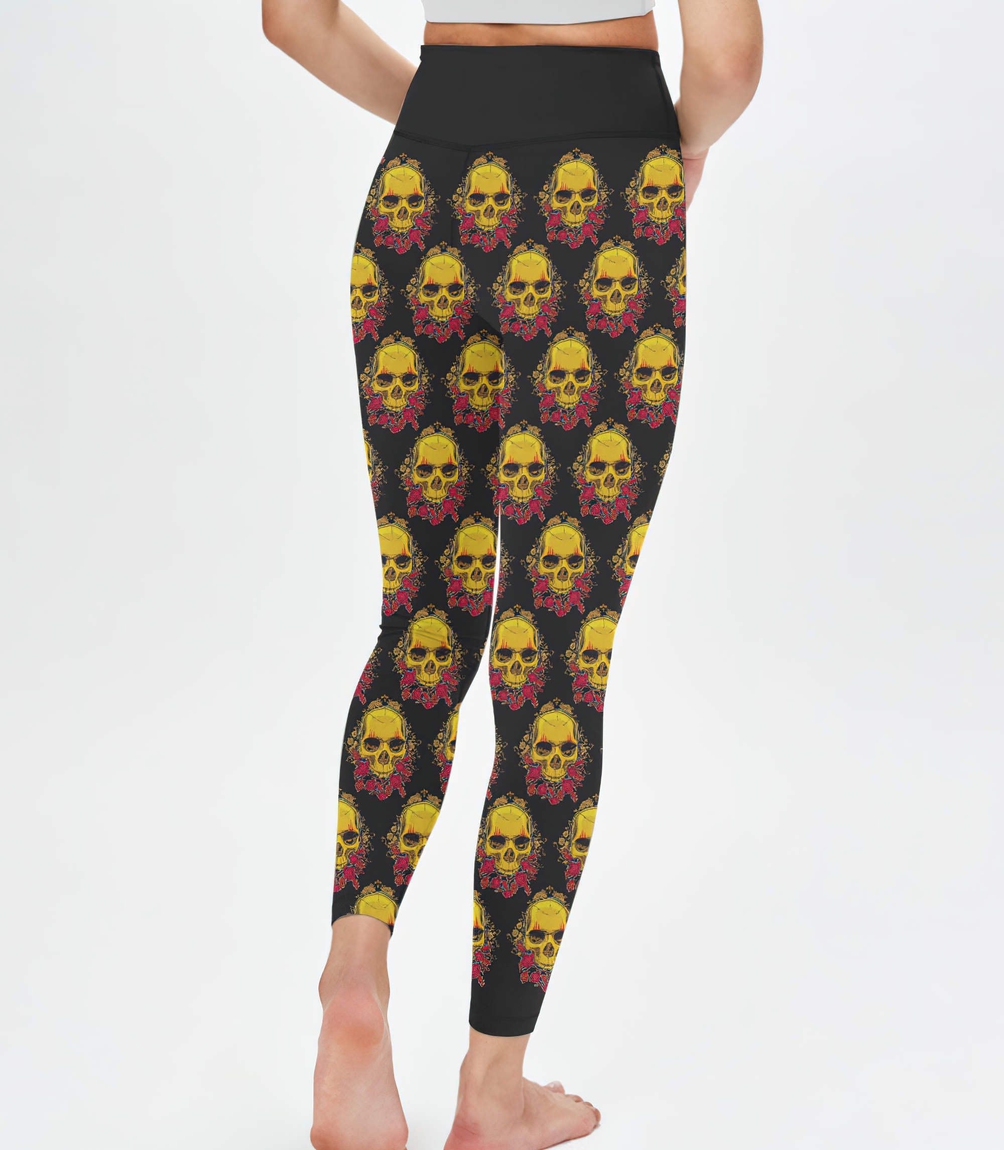 if-you-think-im-short-skull-rose-all-over-print-leggings