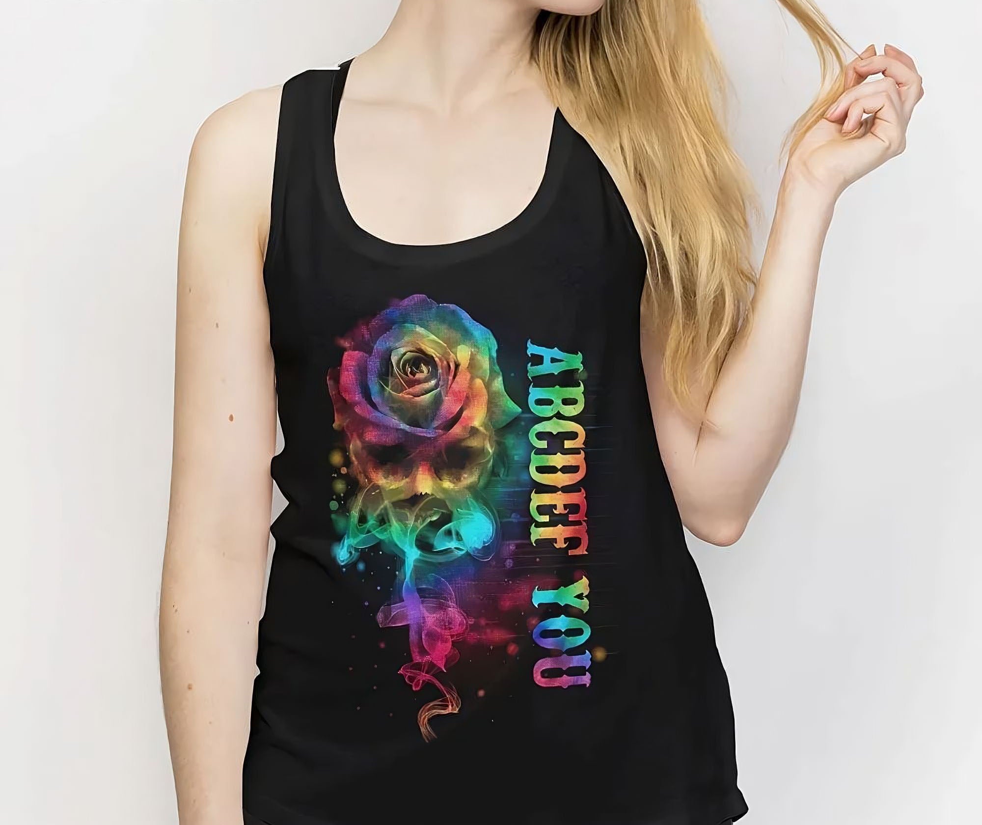 abcdefu-rose-smoke-all-over-print-tank-top