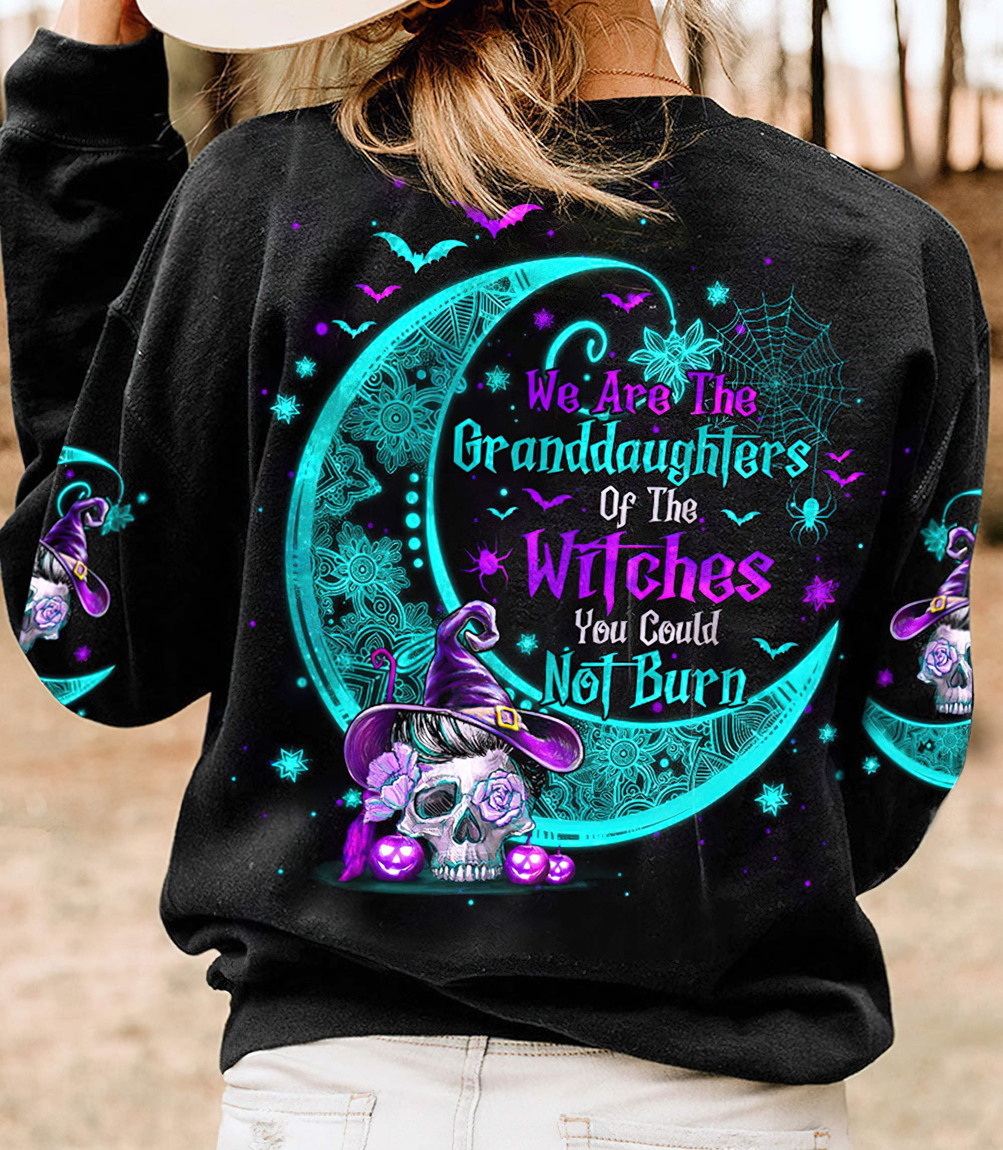 we-are-the-granddaughters-mandala-crescent-moon-skull-all-over-print-sweatshirt