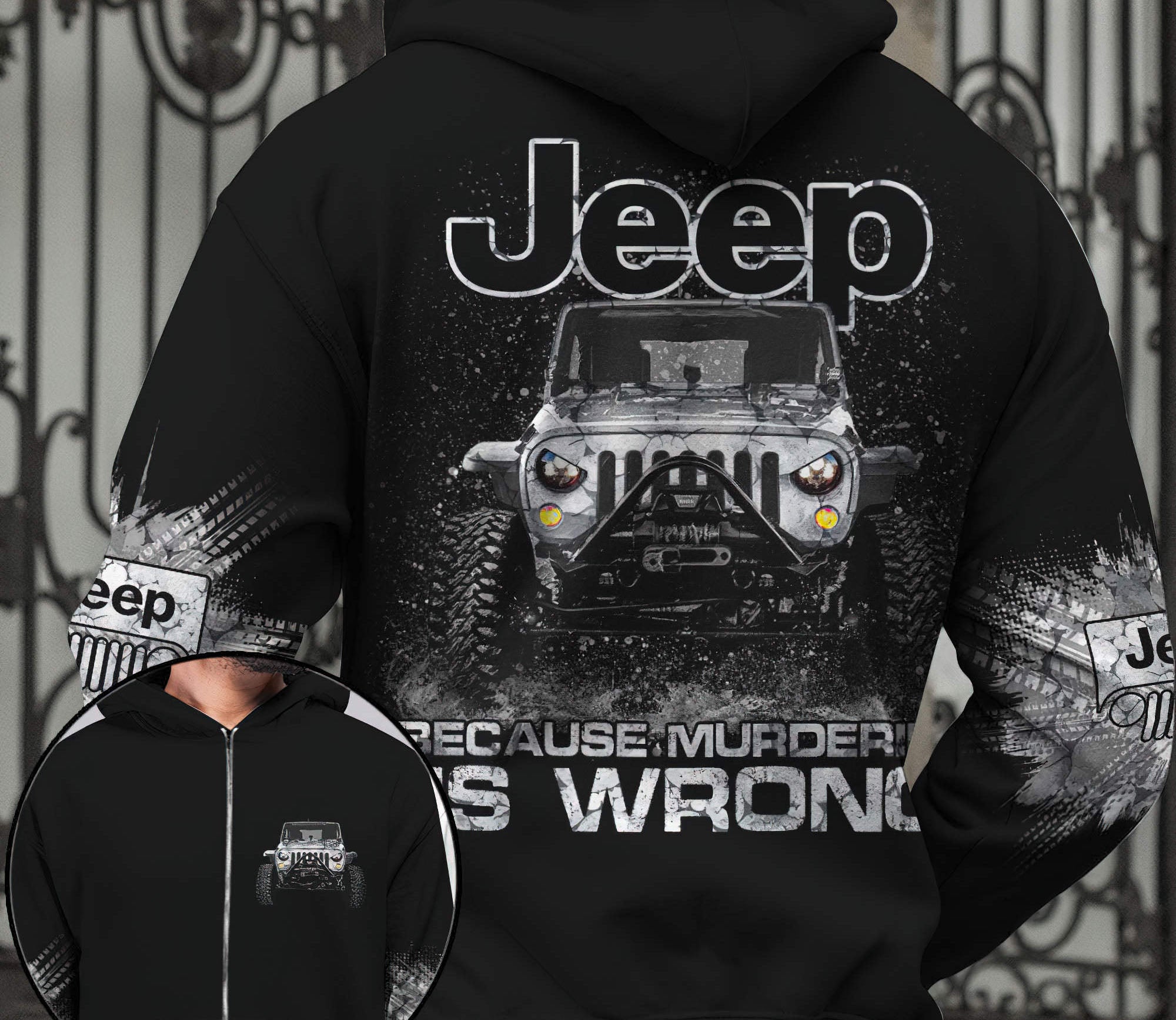 jeep-because-hoodie