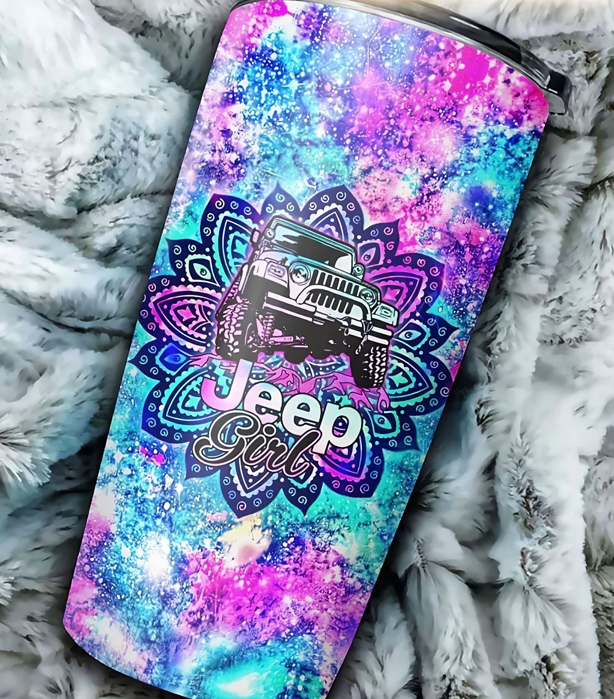 personalized-jeep-girl-mandala-galaxy-tumbler