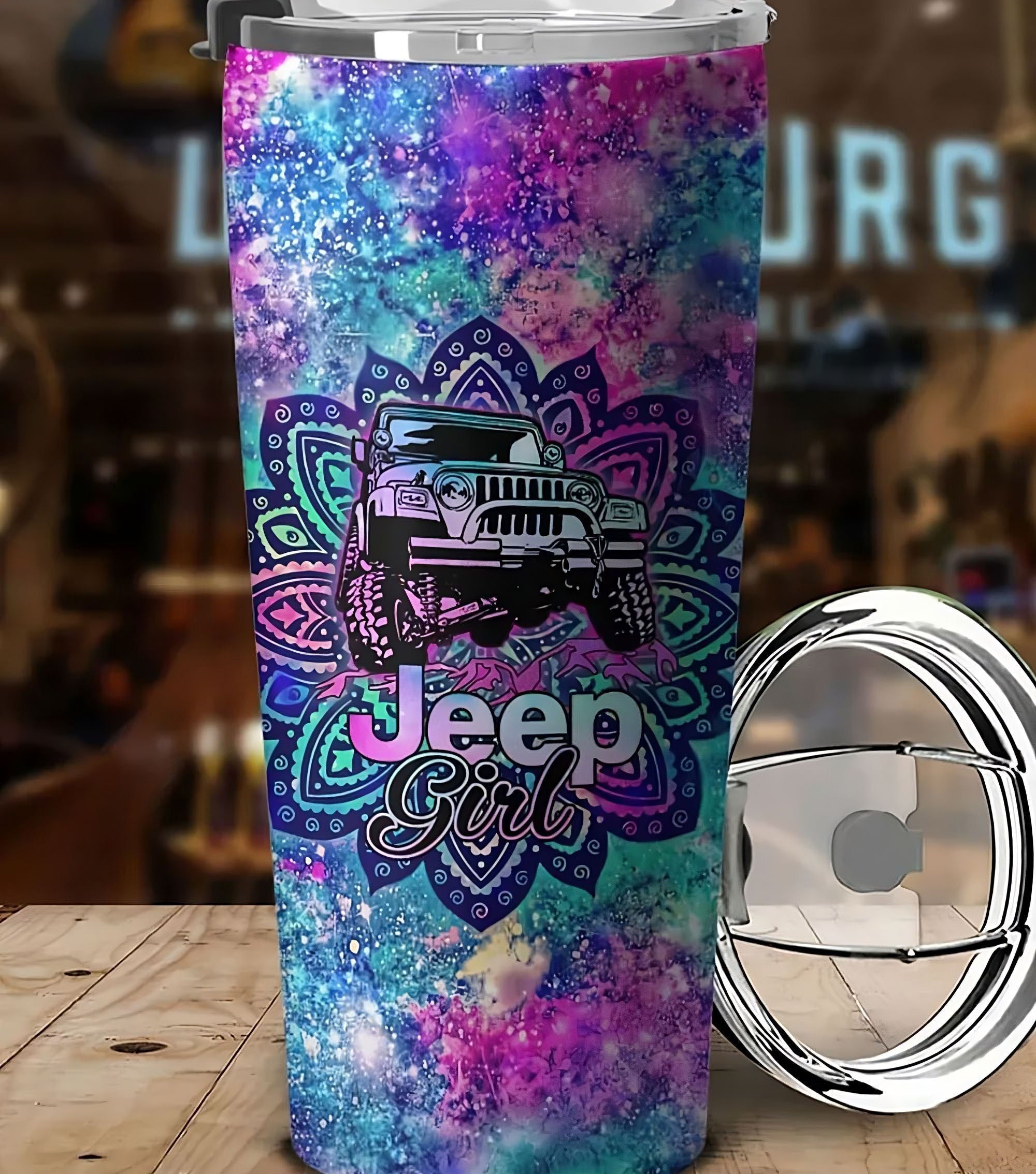 personalized-jeep-girl-mandala-galaxy-tumbler