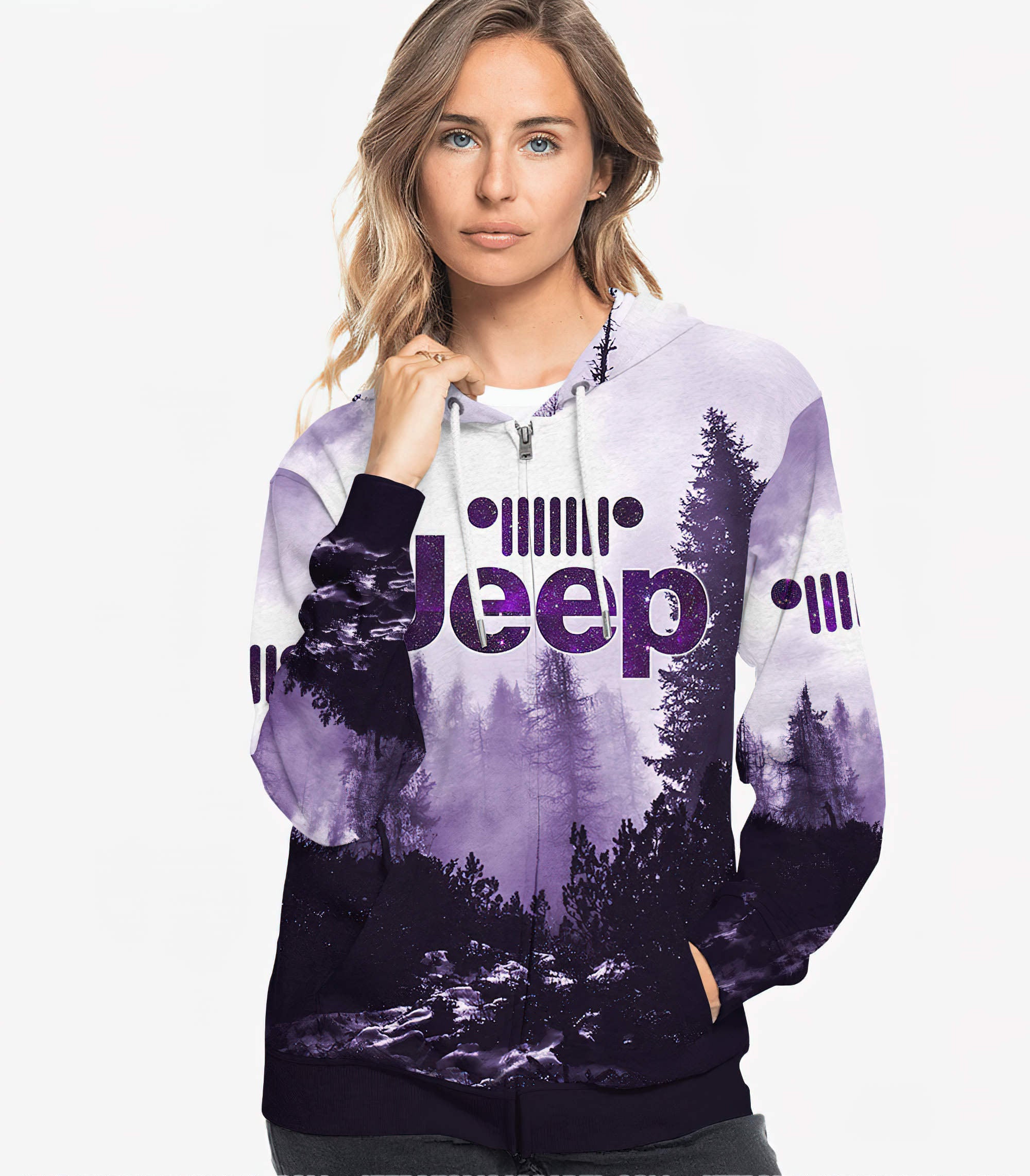 jeep-not-all-who-wander-are-lost-purple-forest-hoodie