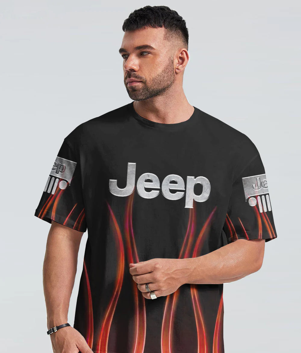 jeep-skull-fire-t-shirt