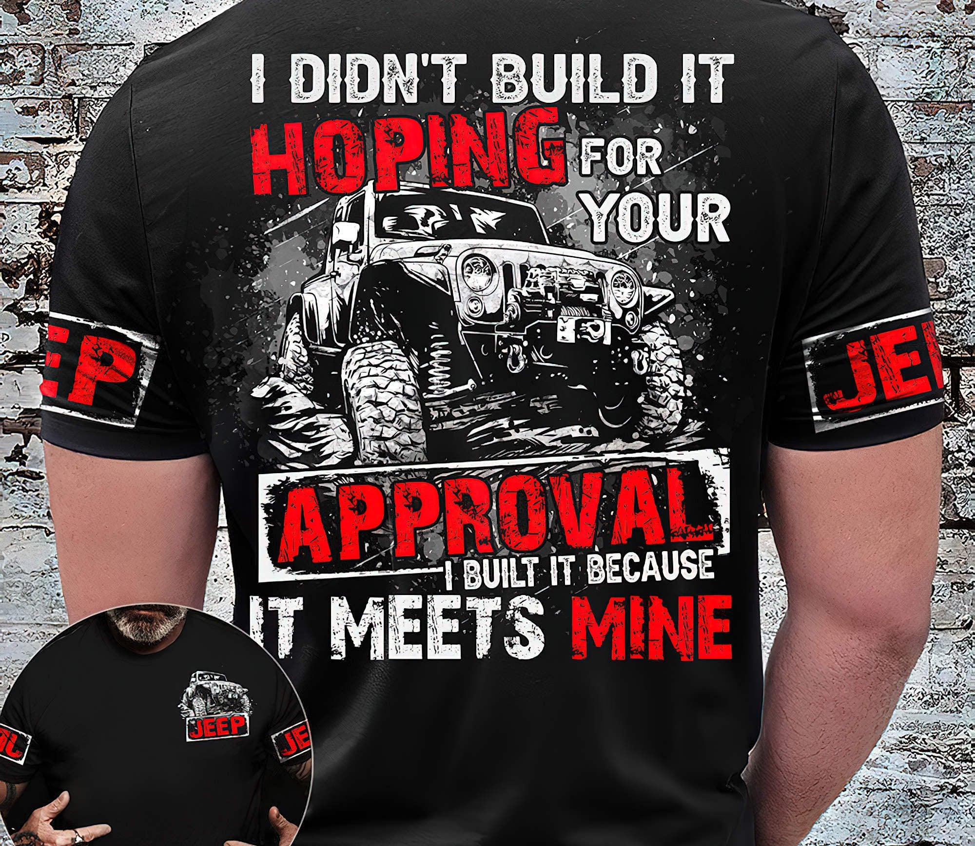 i-built-it-jeep-t-shirt