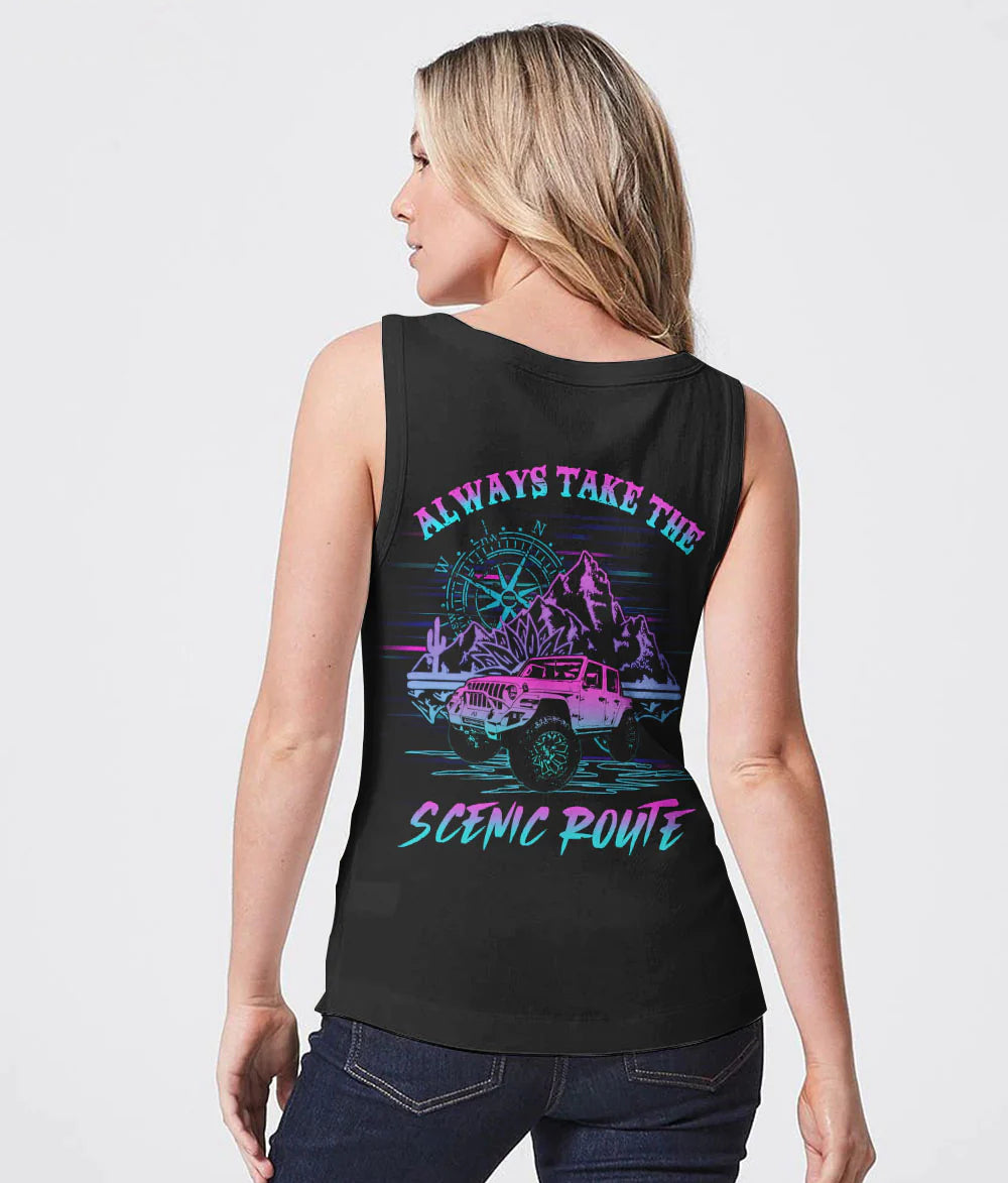 always-take-the-scenic-route-tank-top