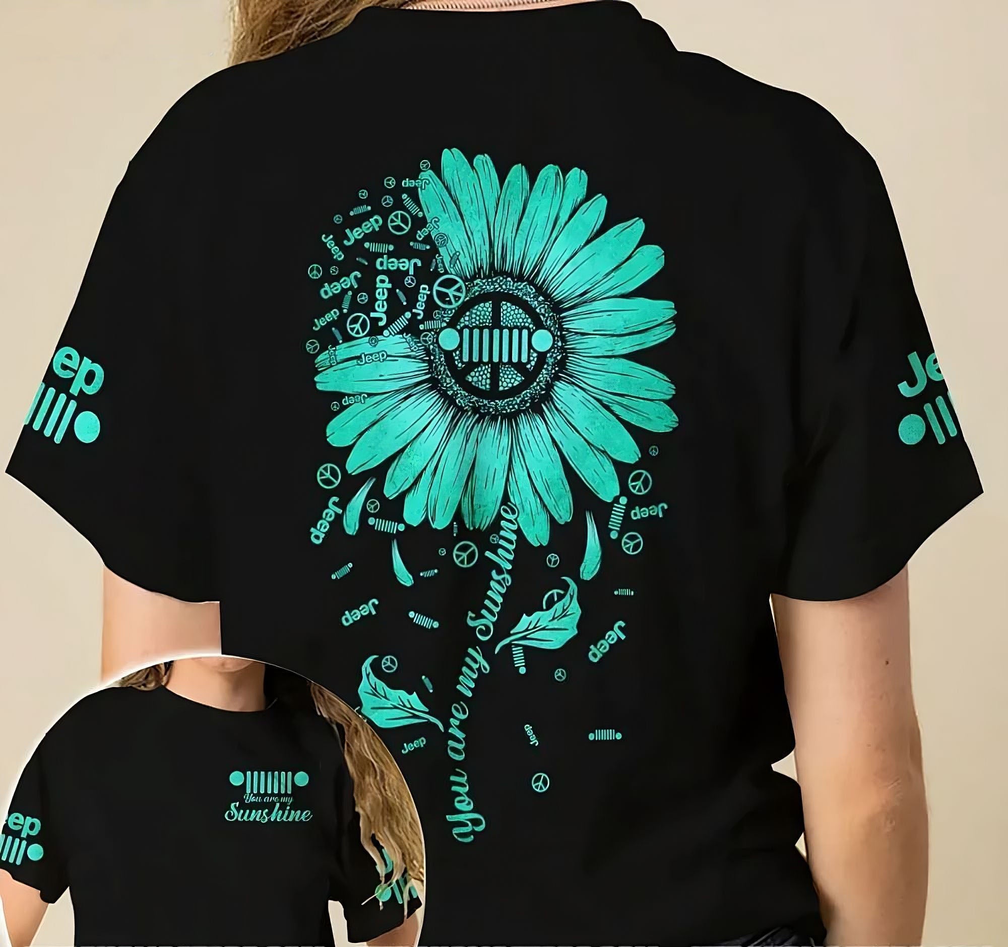 you-are-my-sunshine-teal-sunflower-jeep-all-over-print-t-shirt