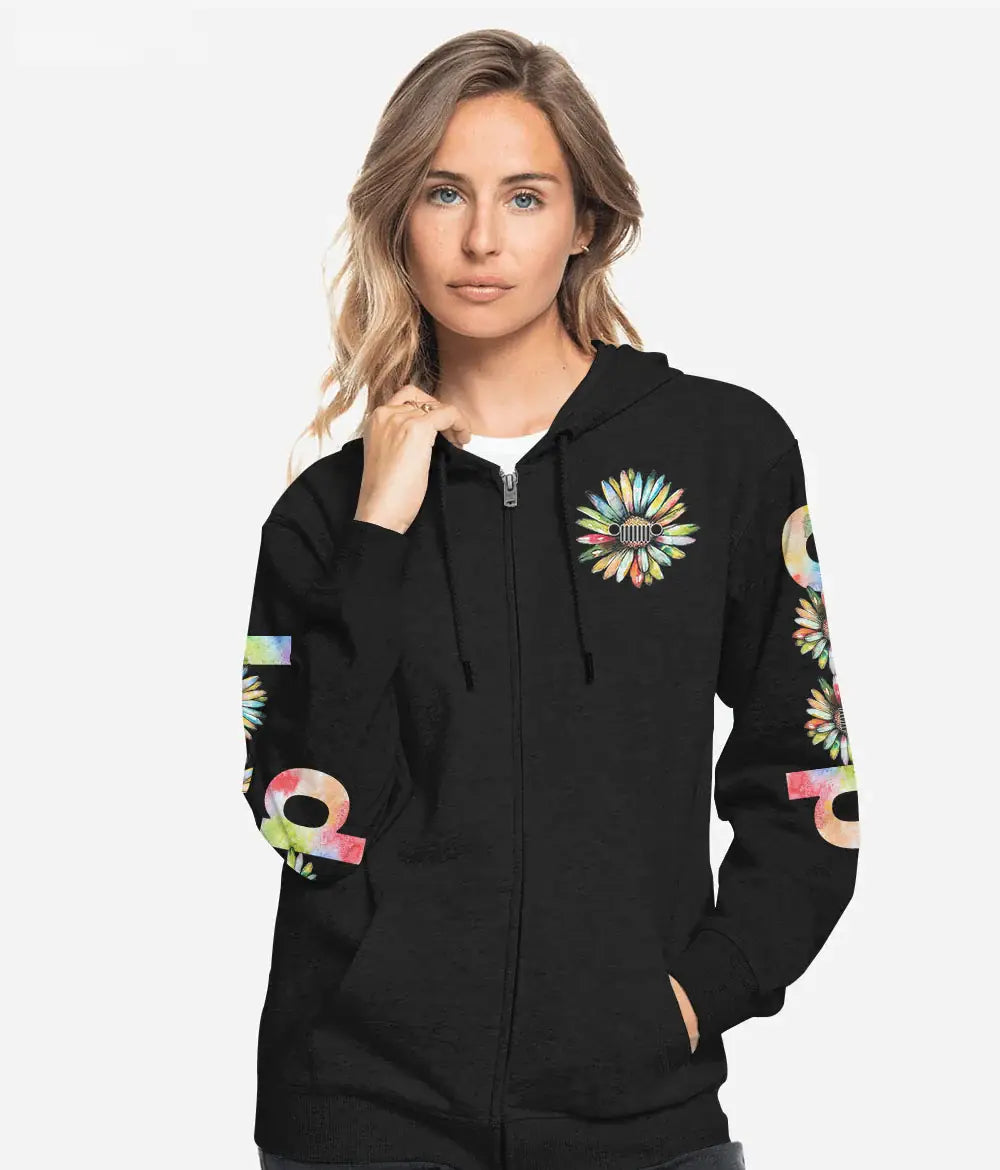 jeep-girl-daisy-painting-flag-hoodie