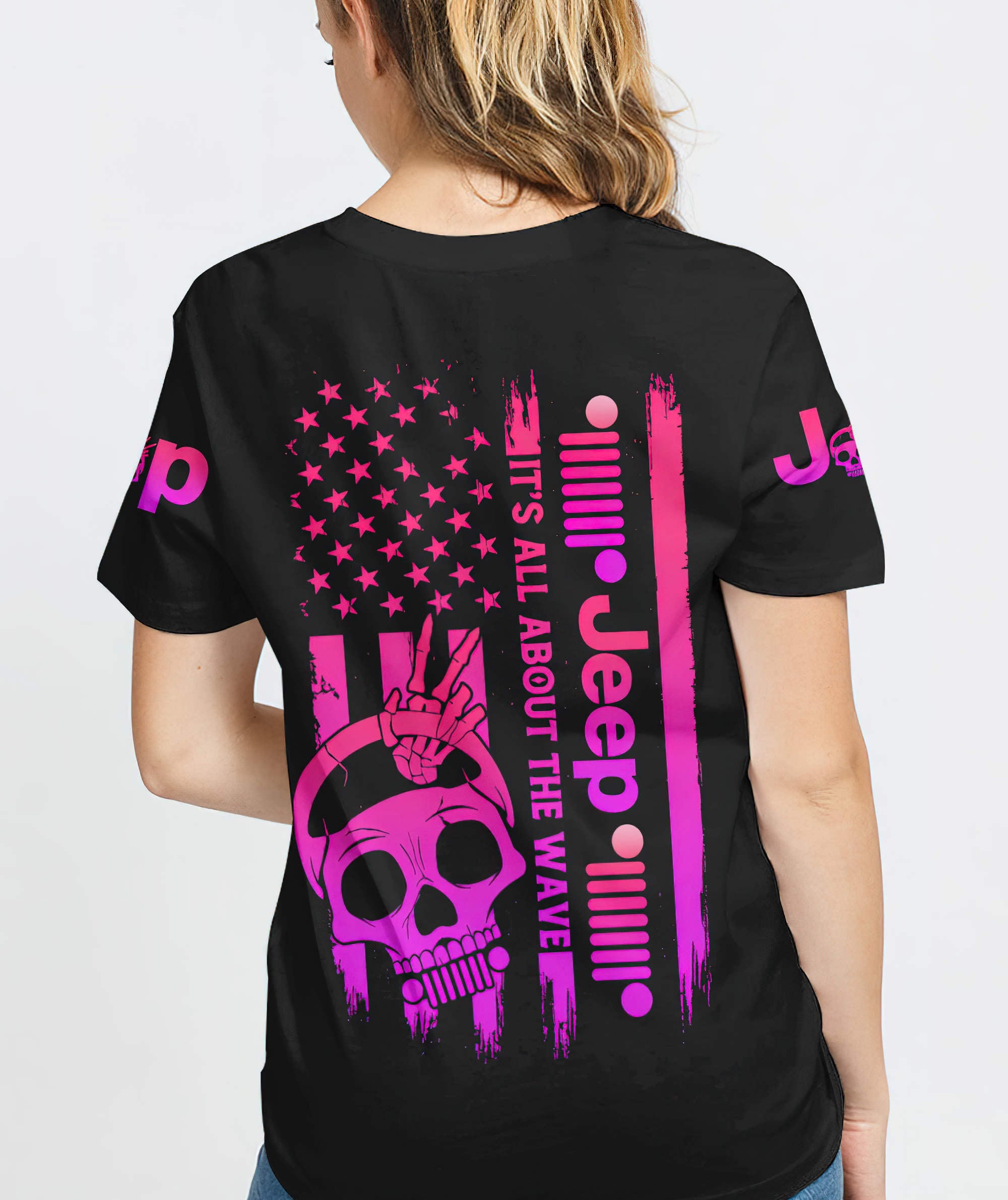 its-all-about-the-wave-jeep-skull-pink-flag-t-shirt