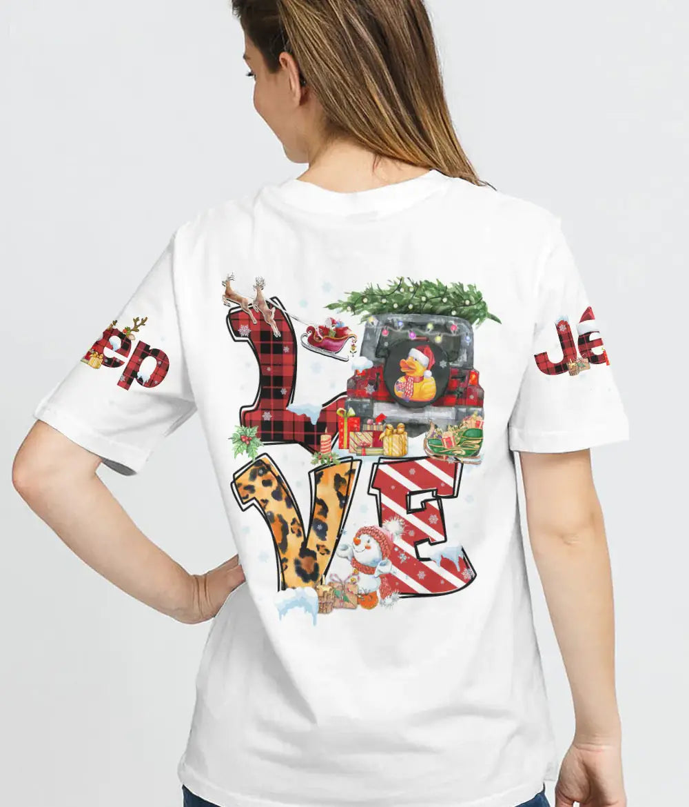 love-santas-duck-jeep-christmas-t-shirt