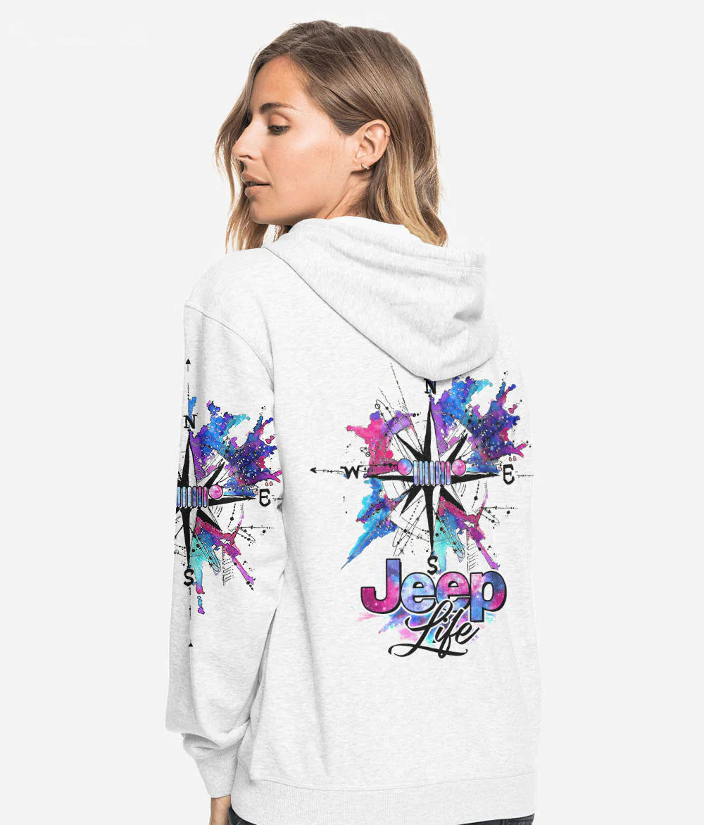 jeep-life-watercolor-compass-hoodie