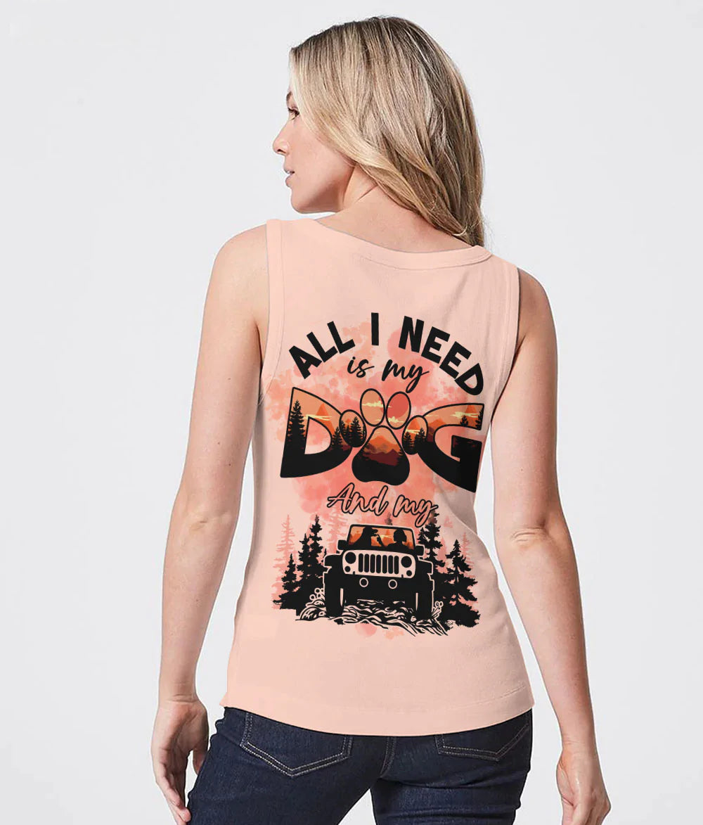 all-i-need-jeep-dog-tank-top