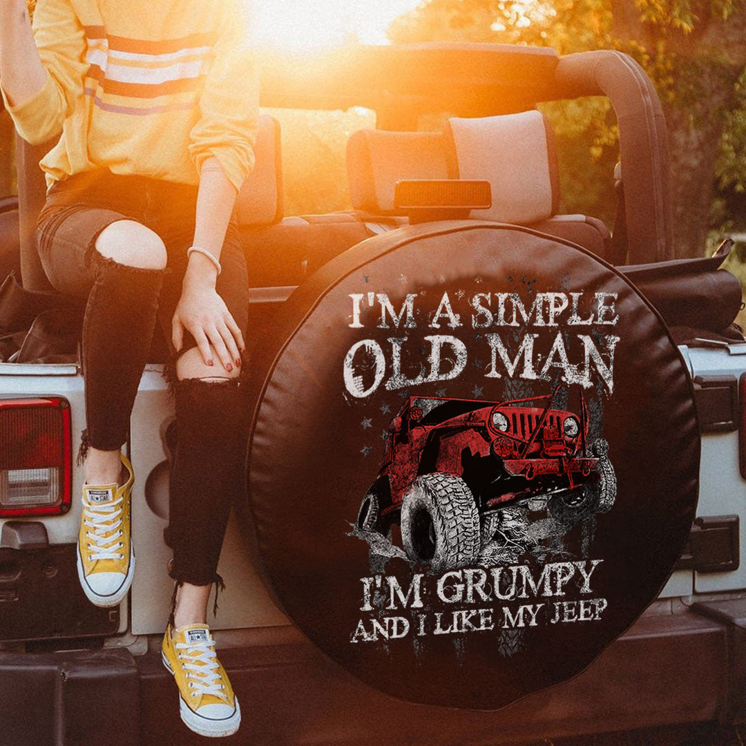 jeep-im-a-simple-old-man-im-grumpy-and-i-like-my-jeep-spare-tire-cover