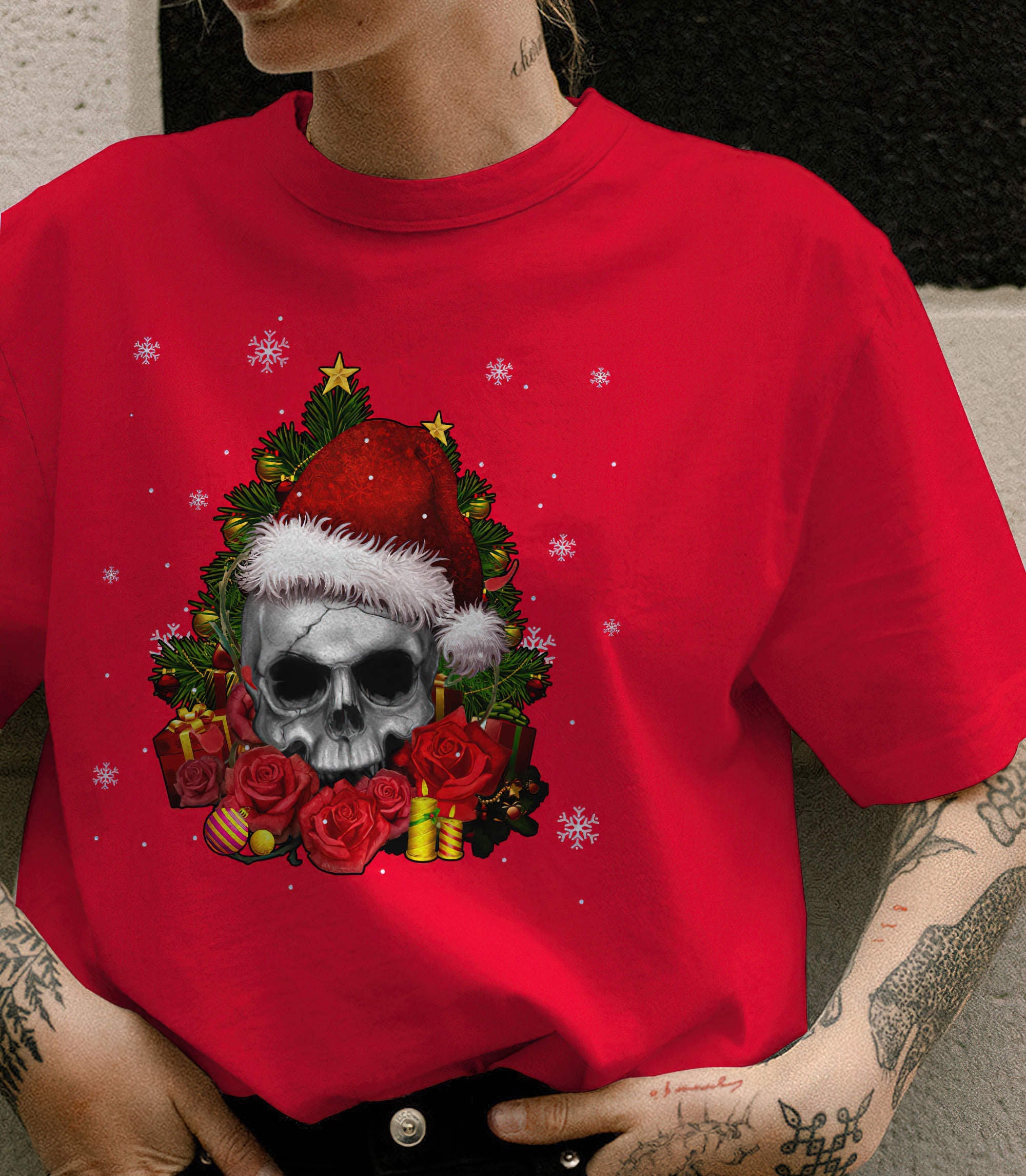 the-good-girl-in-me-got-tired-christmas-skull-all-over-print-t-shirt