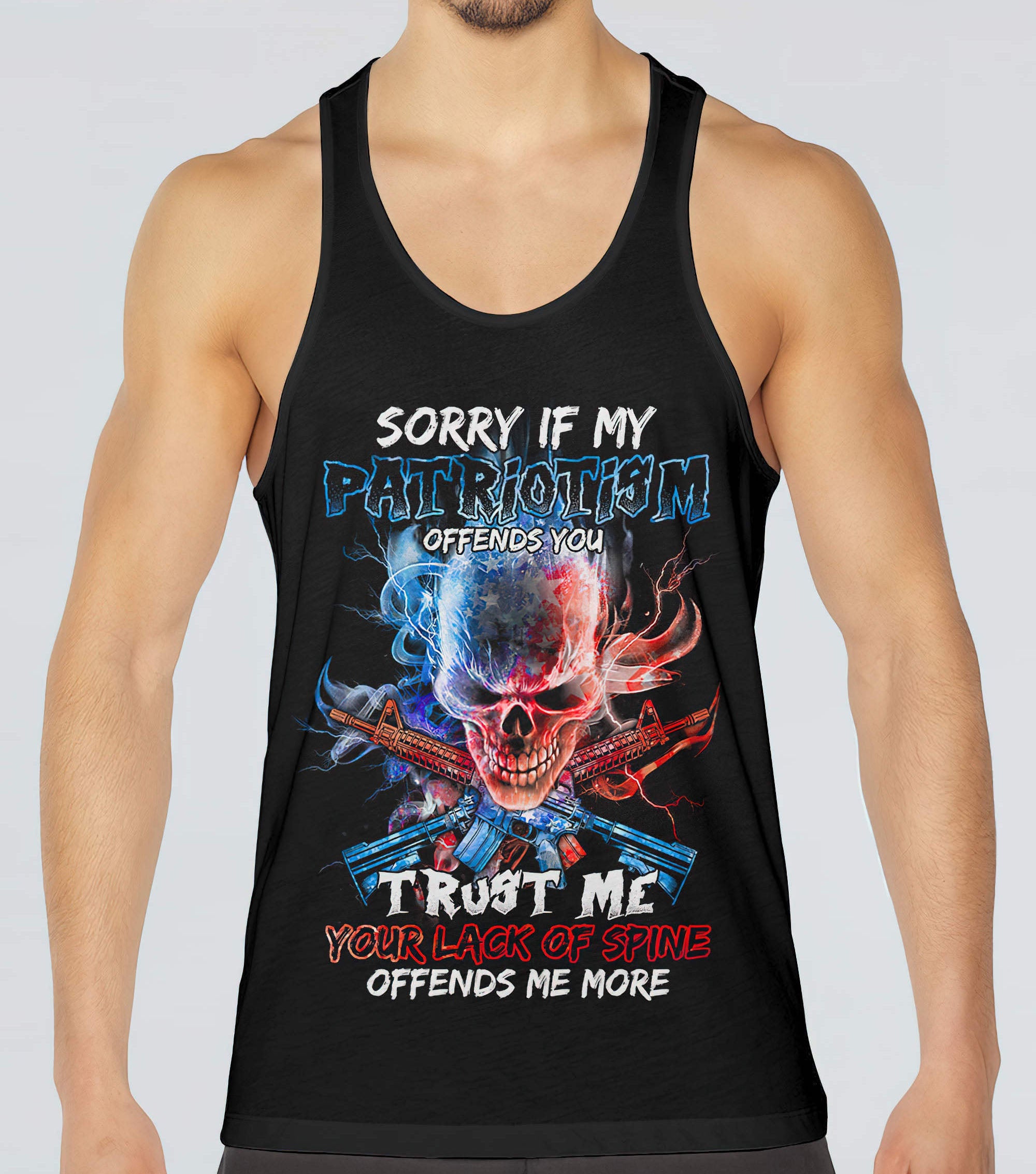 sorry-if-my-patriotism-skull-flaming-american-all-over-print-tank-top